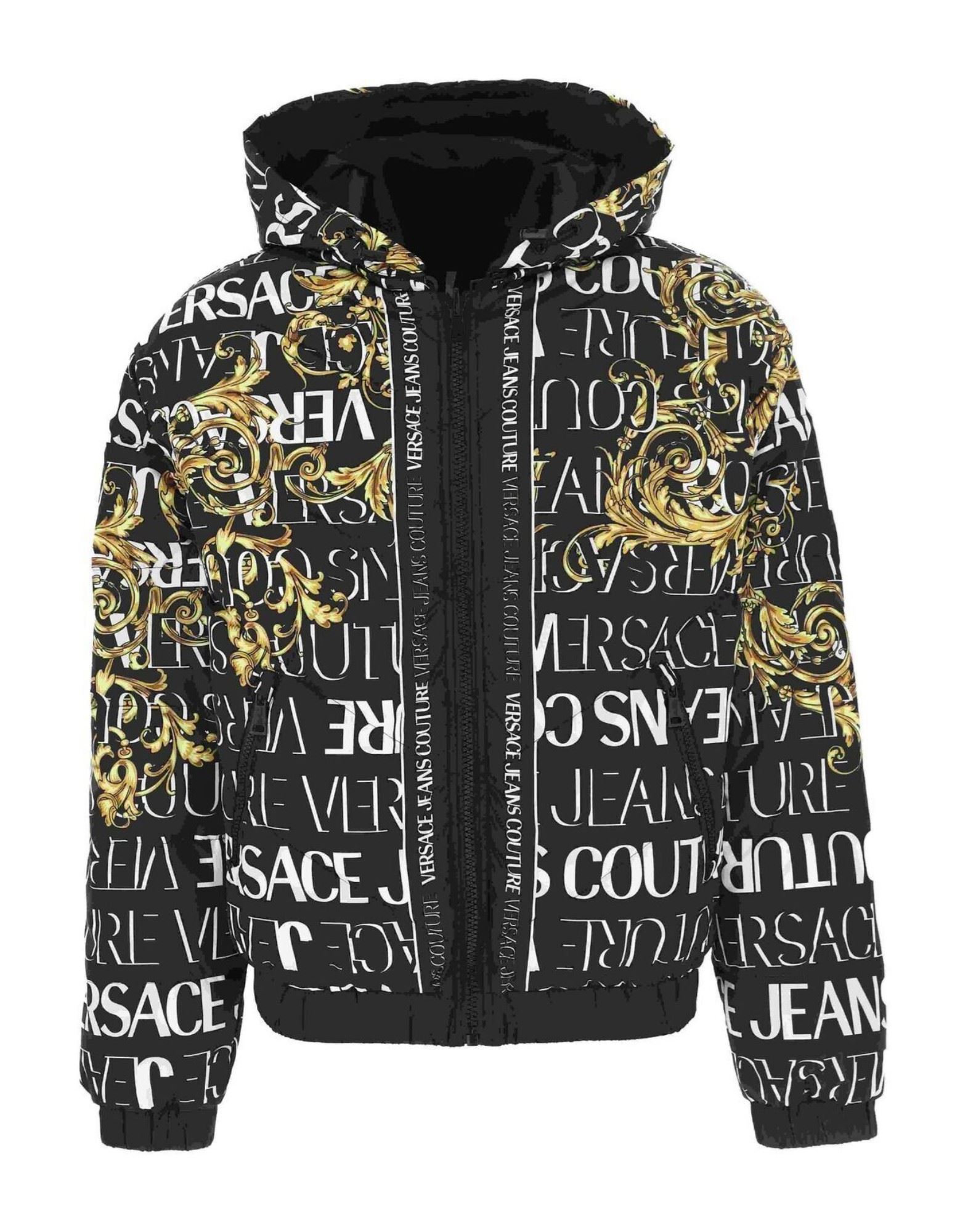 VERSACE JEANS COUTURE Pufferjacke & Daunenjacke Herren Schwarz von VERSACE JEANS COUTURE