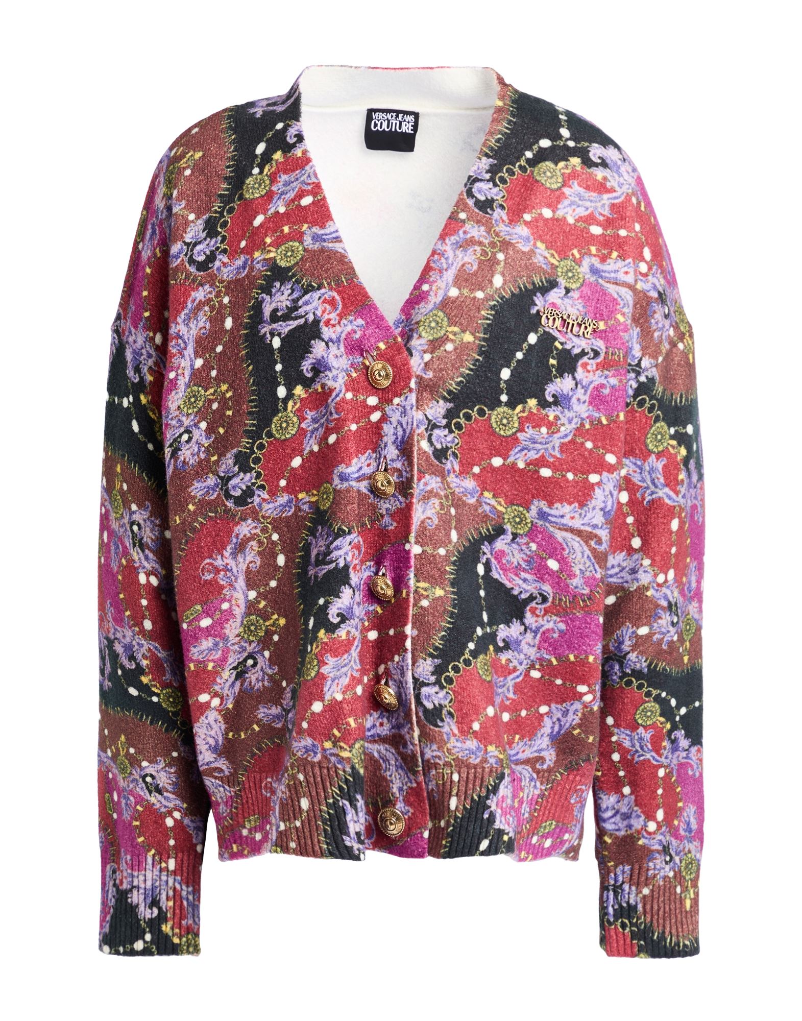 VERSACE JEANS COUTURE Strickjacke Damen Schwarz VERSACE JEANS COUTURE Strickjacke Damen Schwarz von VERSACE JEANS COUTURE