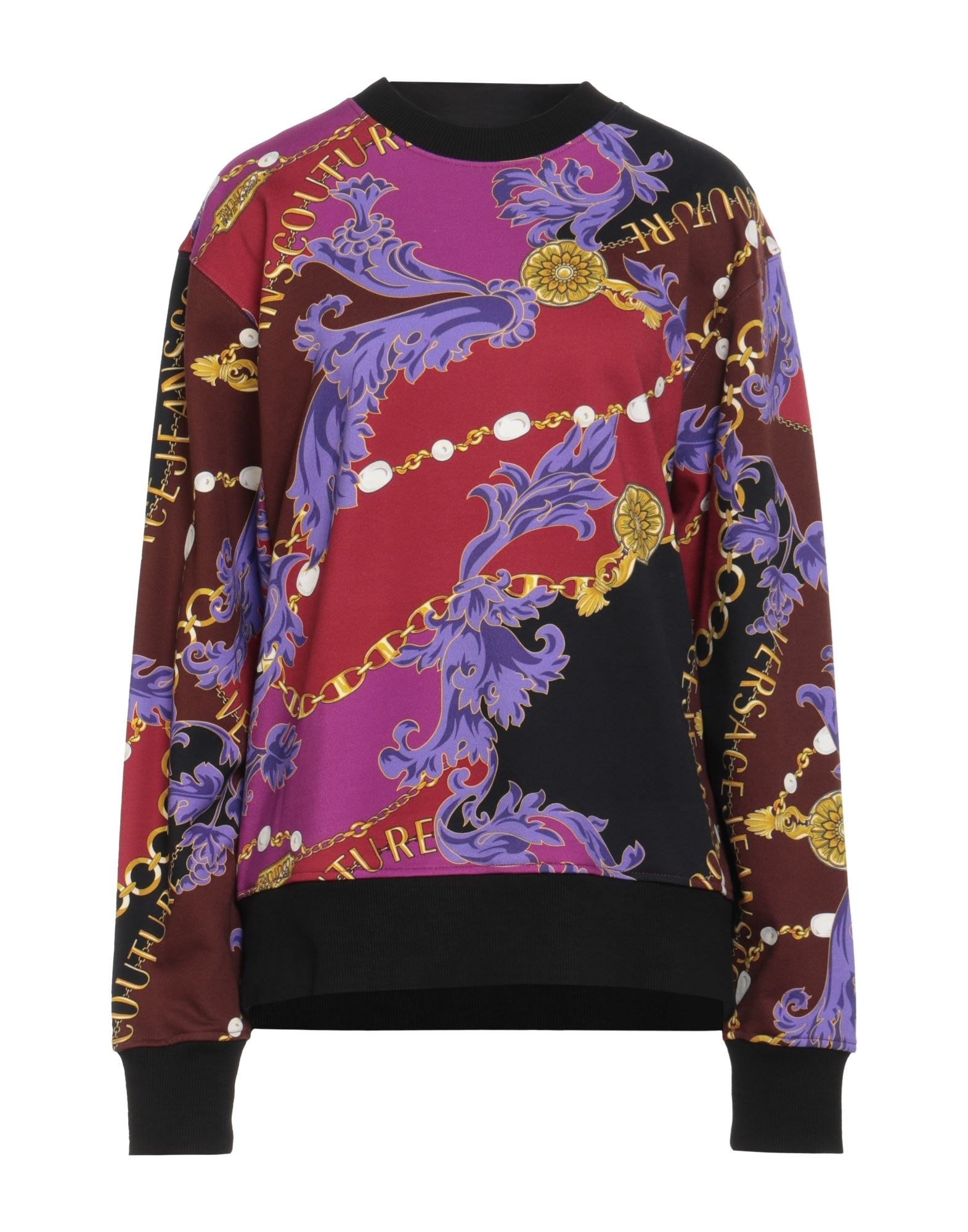 VERSACE JEANS COUTURE Sweatshirt Damen Dunkelbraun VERSACE JEANS COUTURE Sweatshirt Damen Dunkelbraun von VERSACE JEANS COUTURE