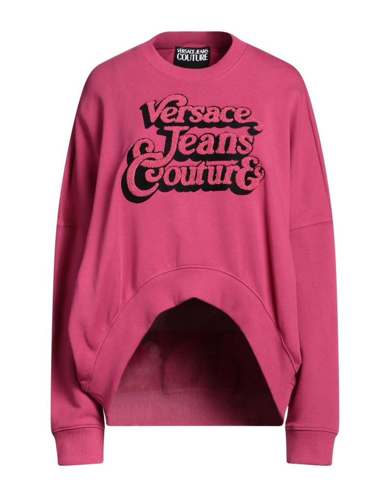 VERSACE JEANS COUTURE Sweatshirt Damen Fuchsia von VERSACE JEANS COUTURE