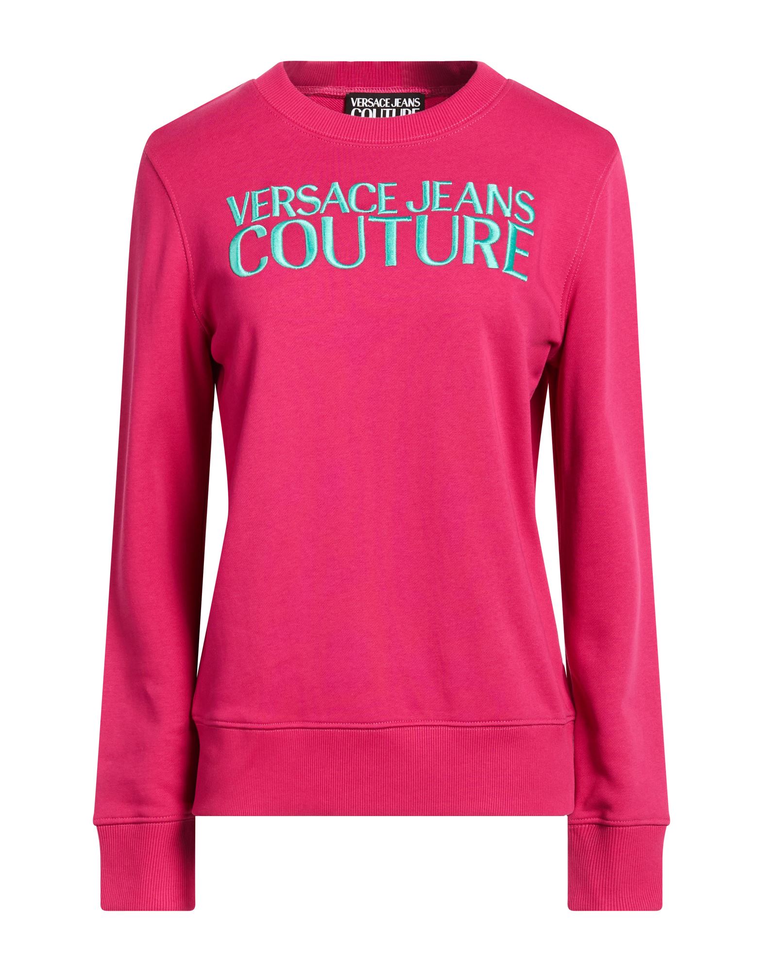 VERSACE JEANS COUTURE Sweatshirt Damen Fuchsia von VERSACE JEANS COUTURE