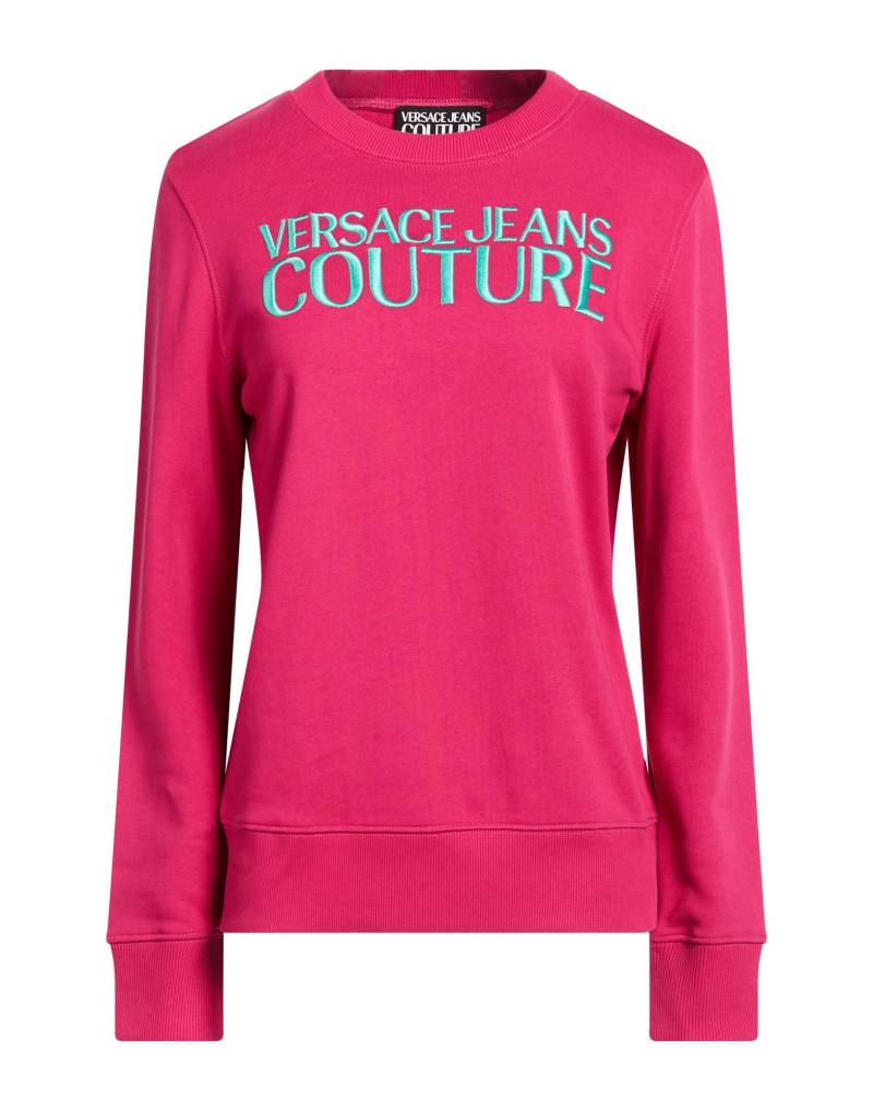 VERSACE JEANS COUTURE Sweatshirt Damen Fuchsia von VERSACE JEANS COUTURE