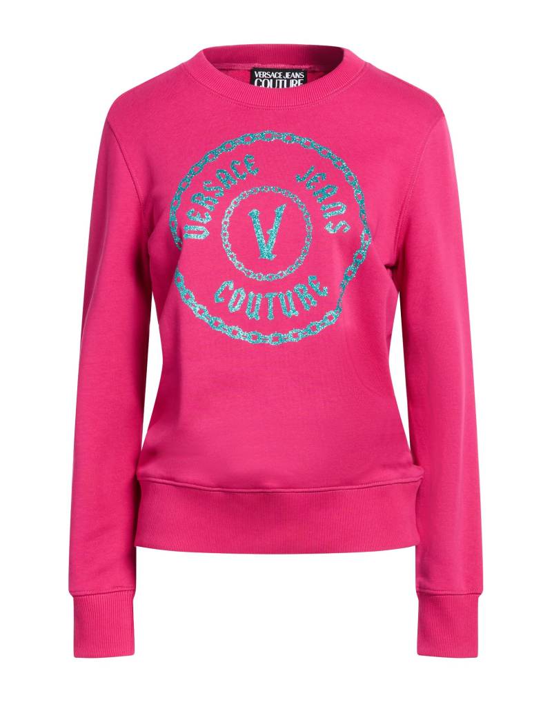 VERSACE JEANS COUTURE Sweatshirt Damen Fuchsia von VERSACE JEANS COUTURE