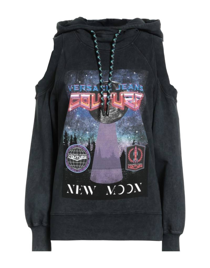 VERSACE JEANS COUTURE Sweatshirt Damen Braungrau von VERSACE JEANS COUTURE