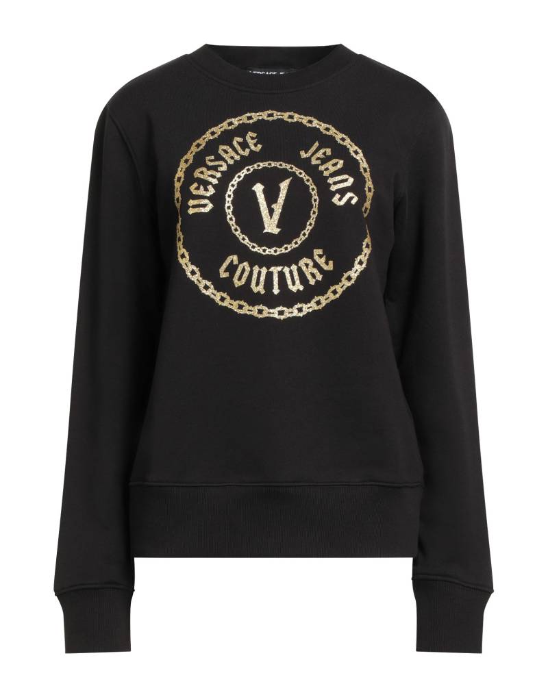 VERSACE JEANS COUTURE Sweatshirt Damen Schwarz von VERSACE JEANS COUTURE
