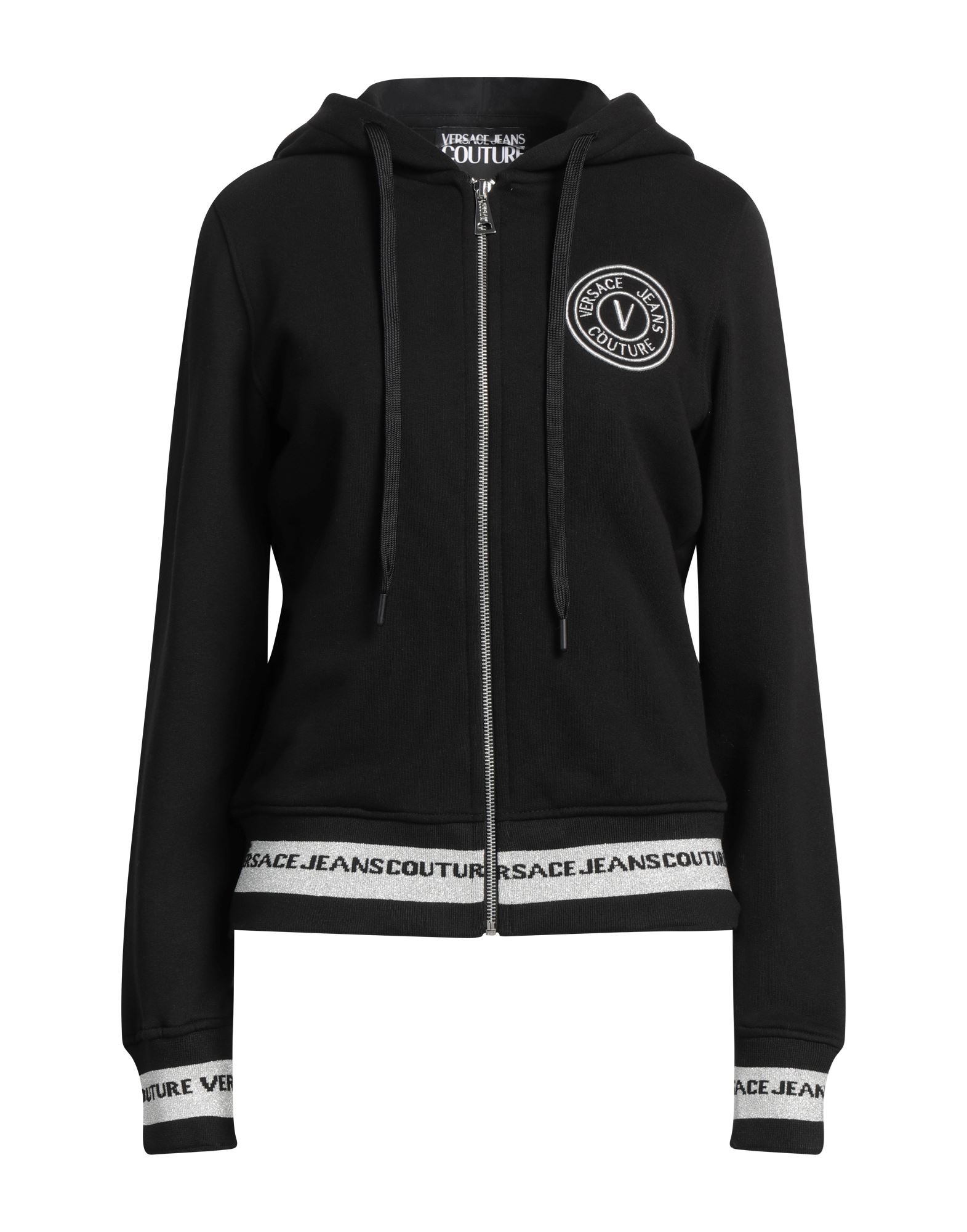 VERSACE JEANS COUTURE Sweatshirt Damen Schwarz von VERSACE JEANS COUTURE