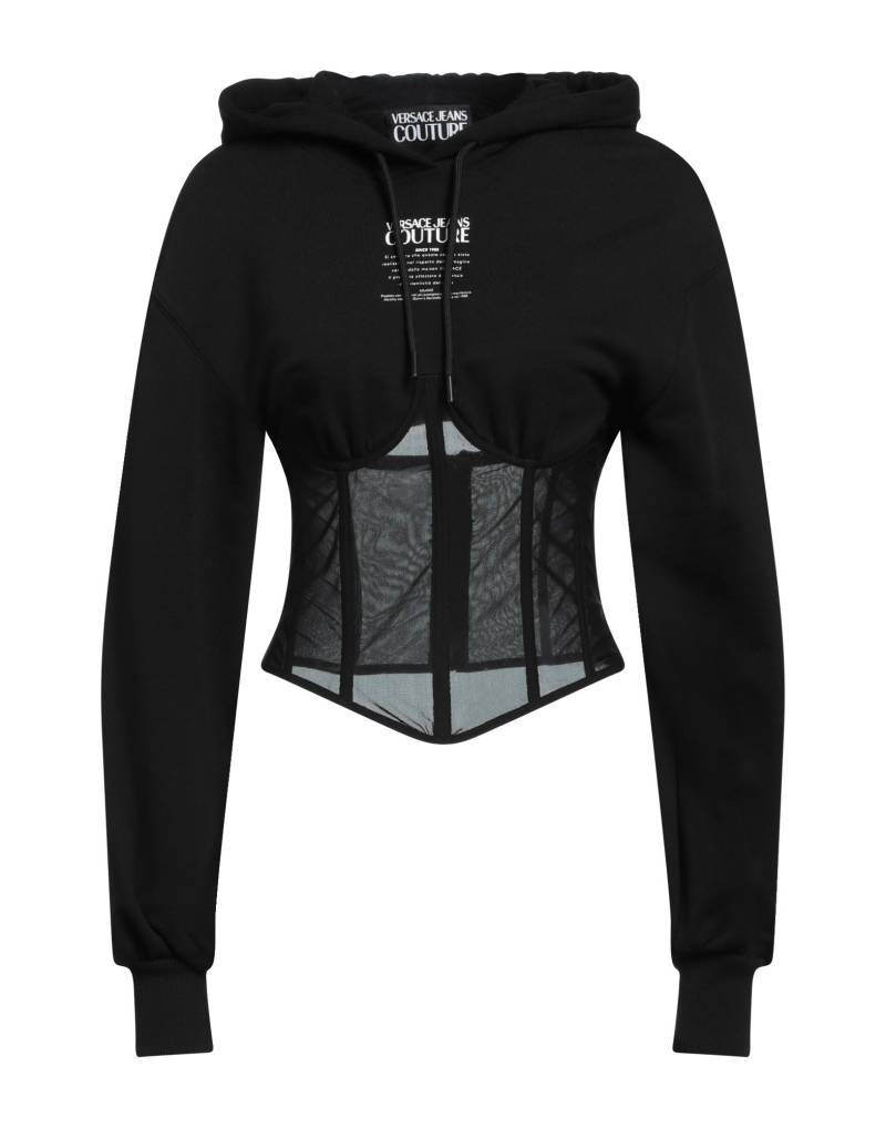 VERSACE JEANS COUTURE Sweatshirt Damen Schwarz von VERSACE JEANS COUTURE