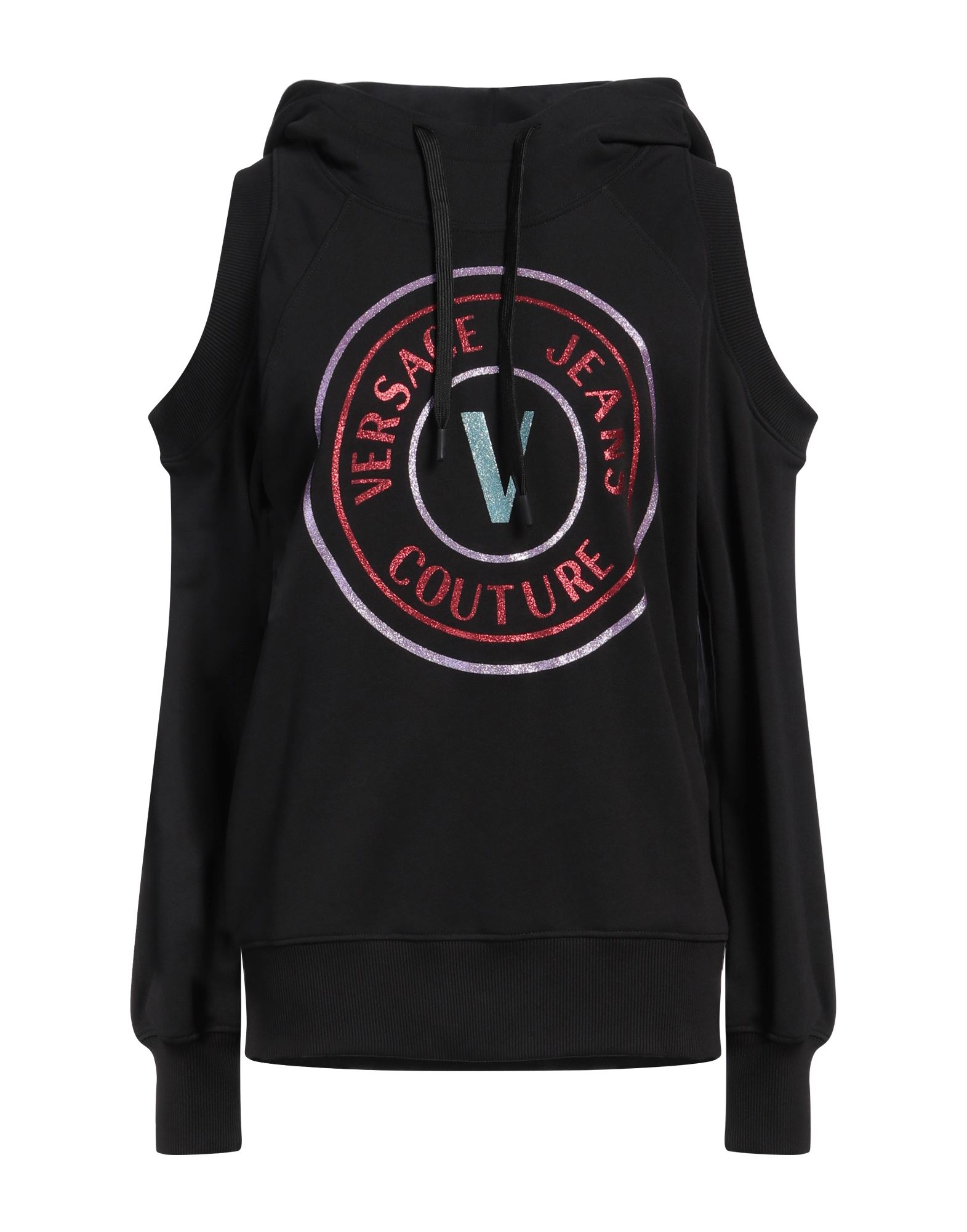 VERSACE JEANS COUTURE Sweatshirt Damen Schwarz VERSACE JEANS COUTURE Sweatshirt Damen Schwarz von VERSACE JEANS COUTURE
