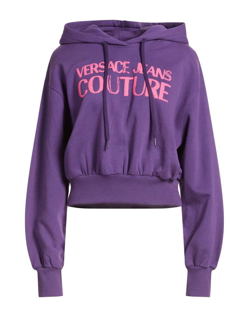 VERSACE JEANS COUTURE Sweatshirt Damen Violett von VERSACE JEANS COUTURE