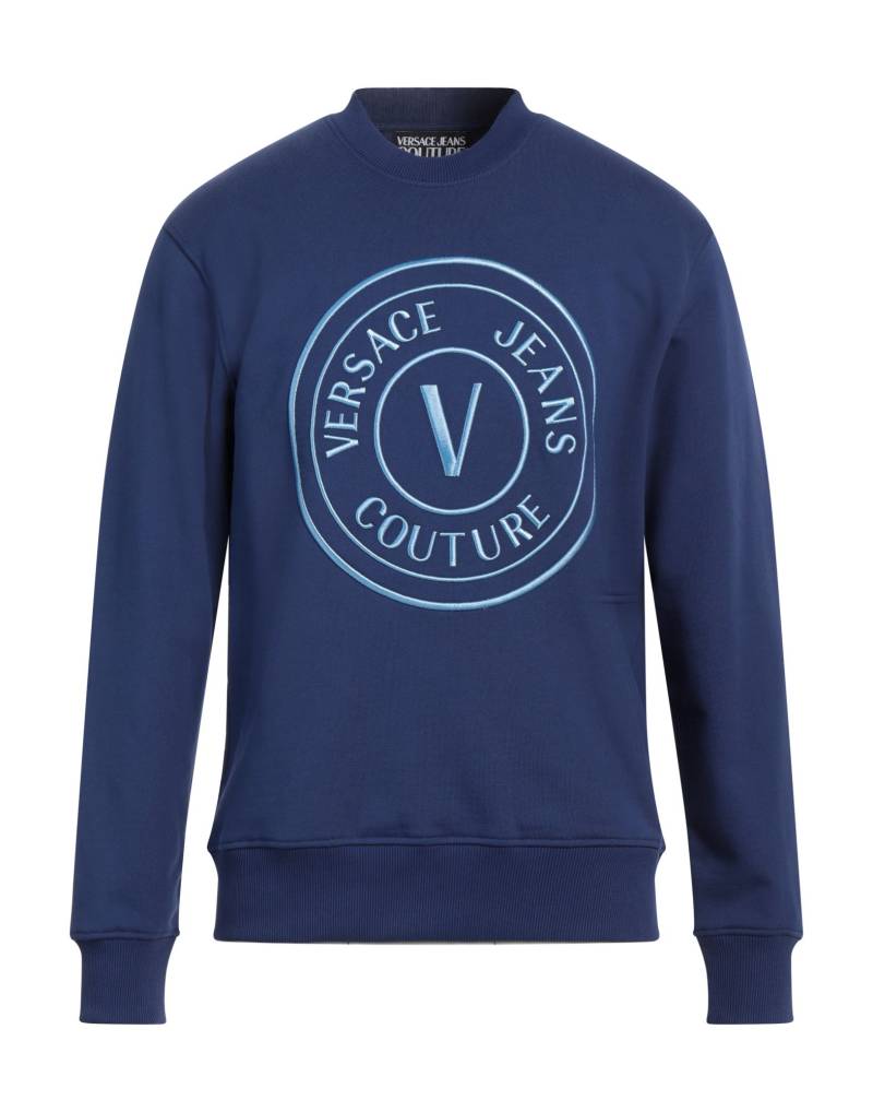 VERSACE JEANS COUTURE Sweatshirt Herren Blau von VERSACE JEANS COUTURE