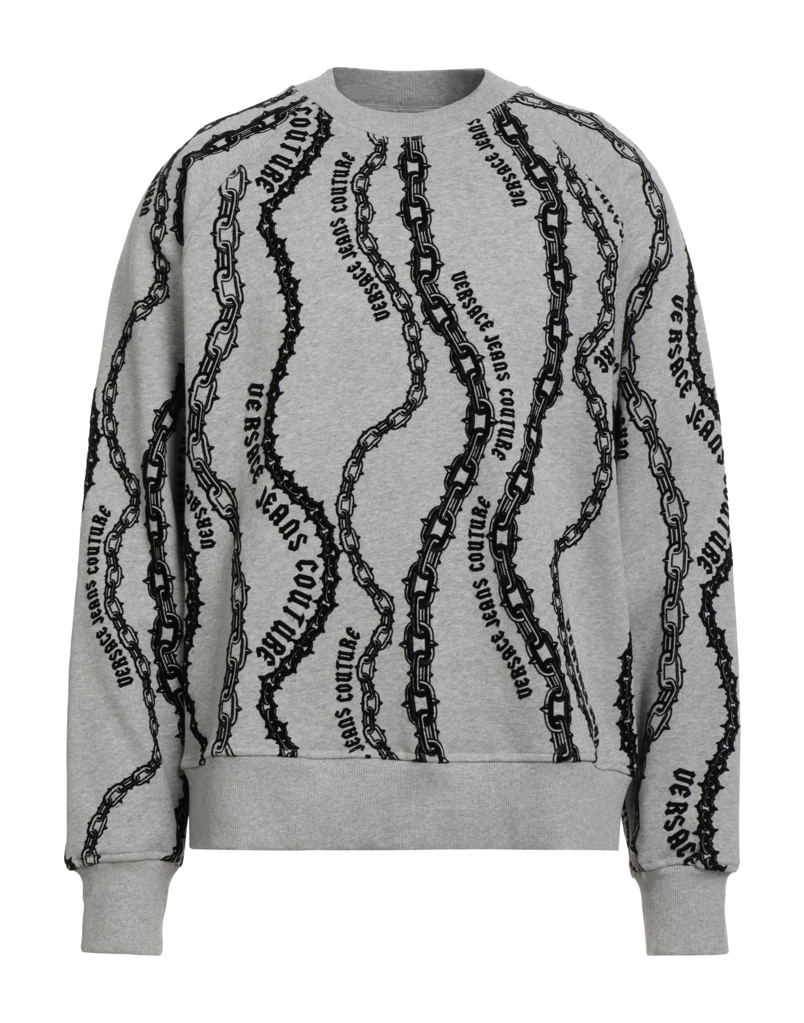 VERSACE JEANS COUTURE Sweatshirt Herren Grau von VERSACE JEANS COUTURE