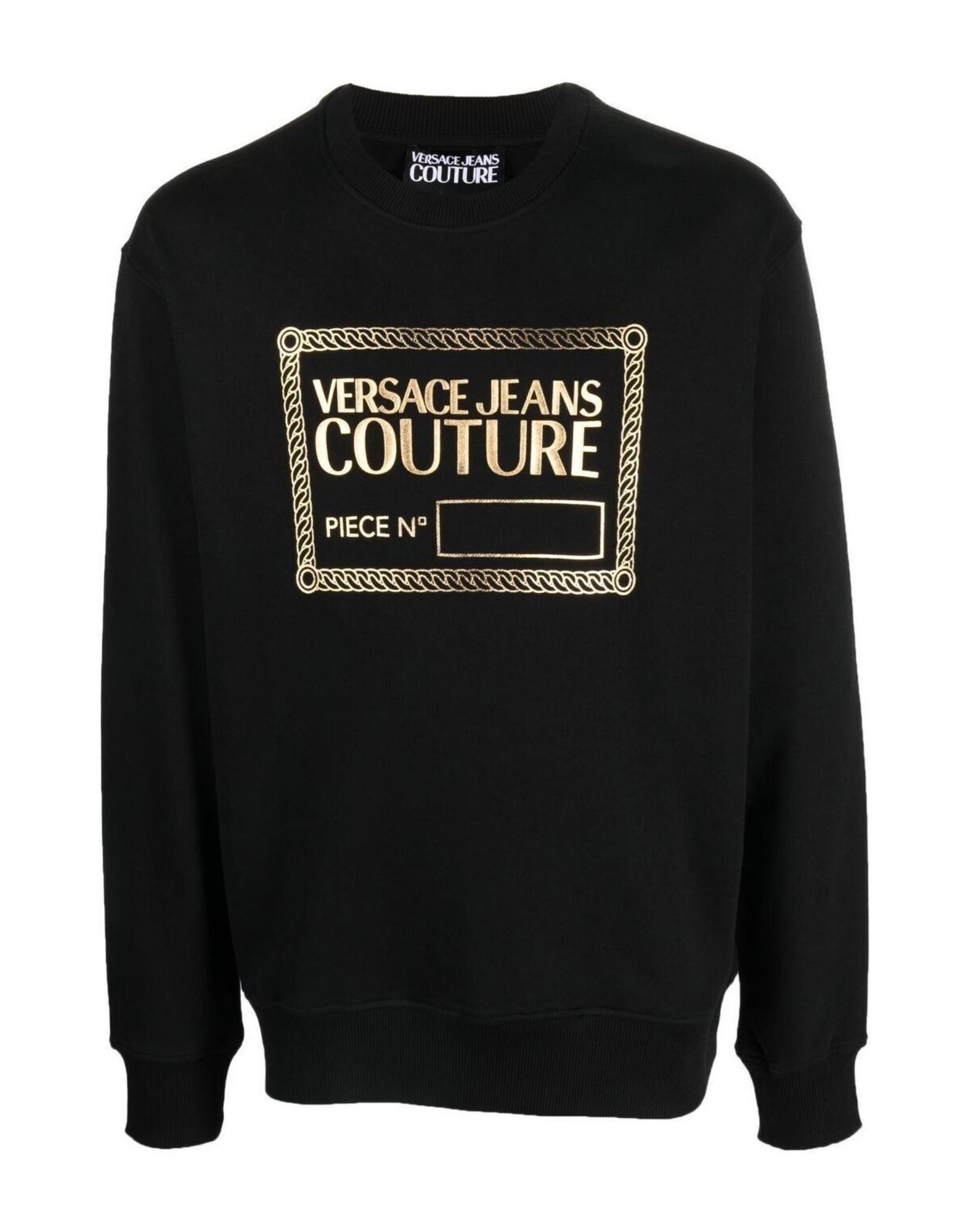 VERSACE JEANS COUTURE Sweatshirt Herren Schwarz von VERSACE JEANS COUTURE