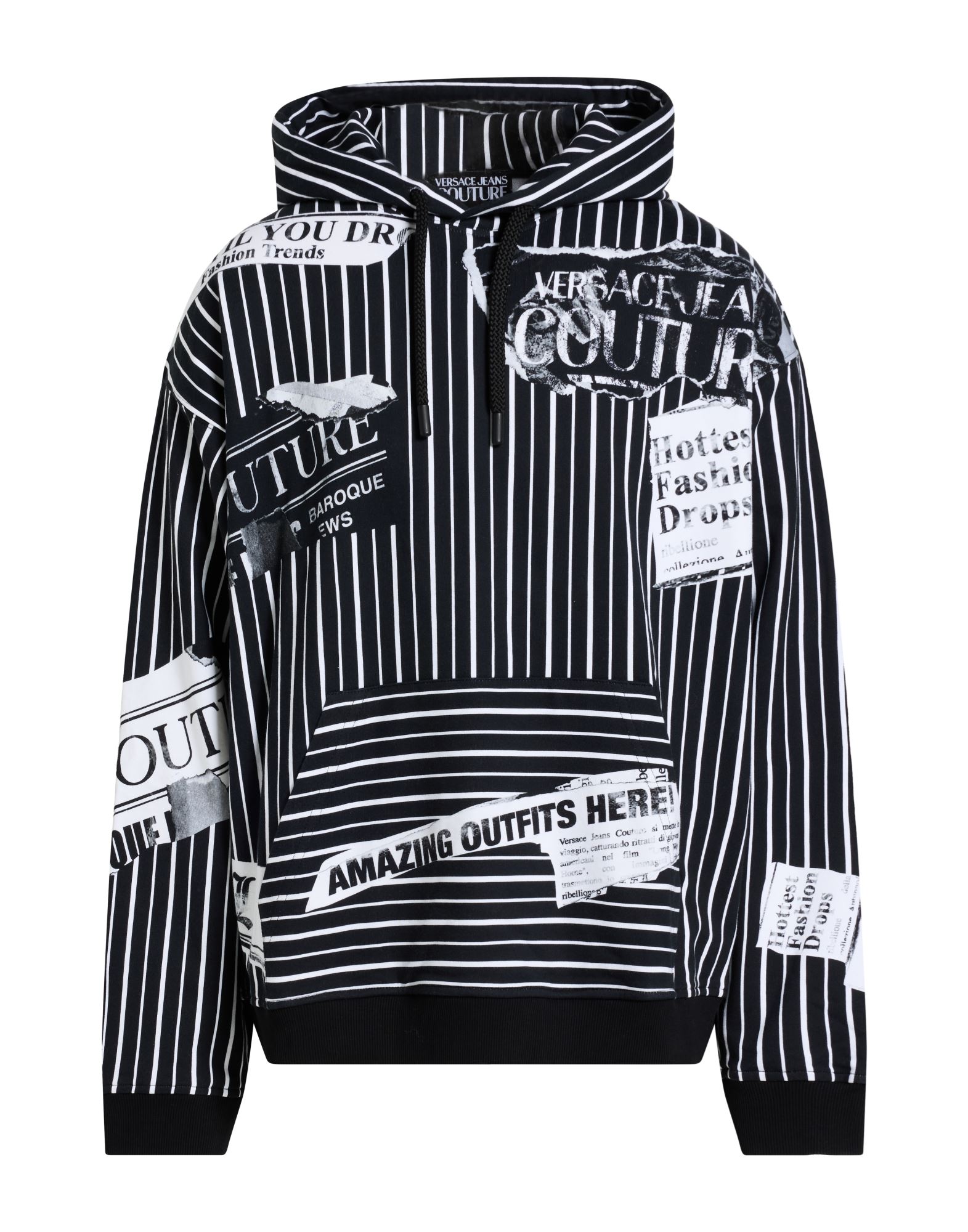 VERSACE JEANS COUTURE Sweatshirt Herren Schwarz von VERSACE JEANS COUTURE