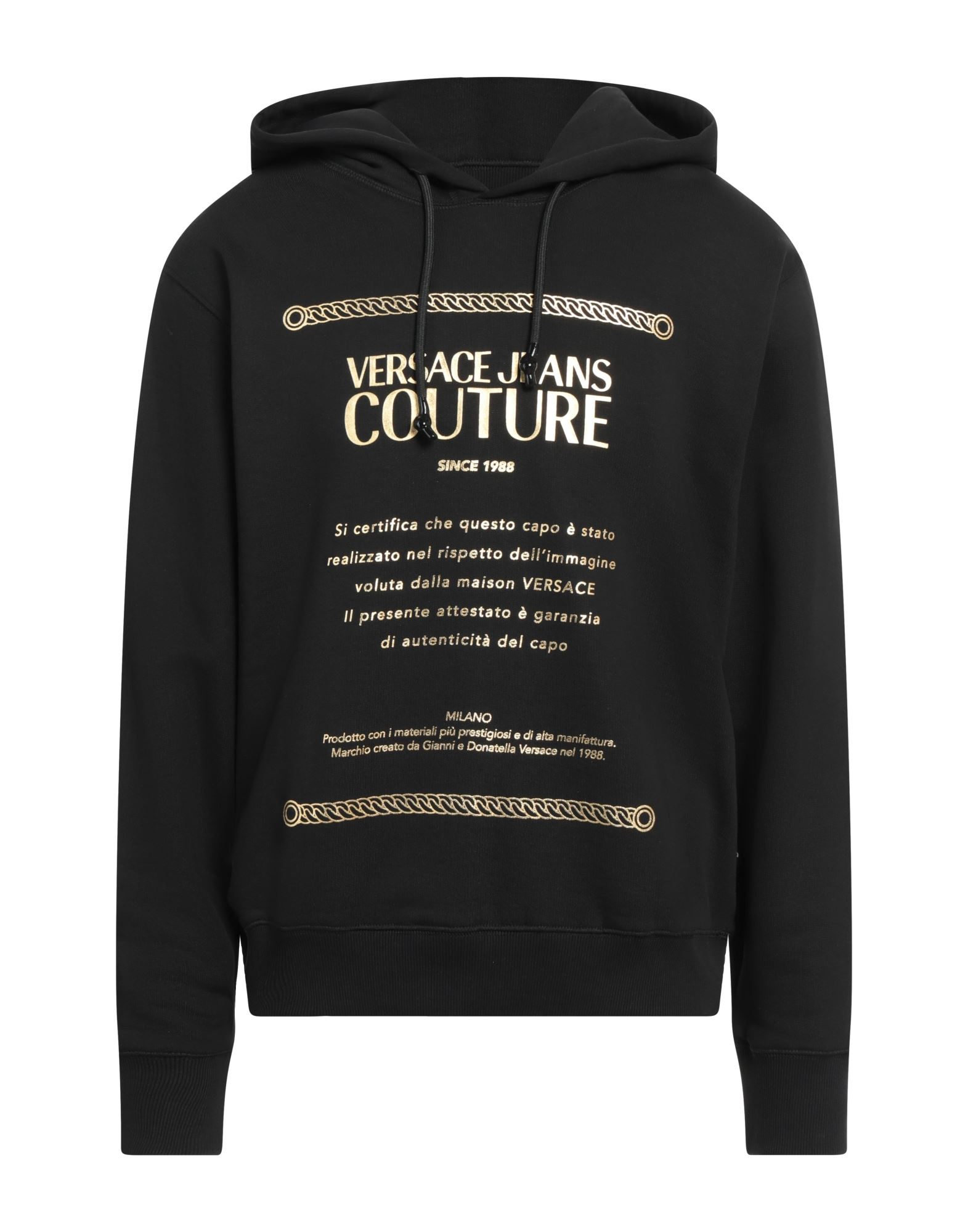 VERSACE JEANS COUTURE Sweatshirt Herren Schwarz von VERSACE JEANS COUTURE