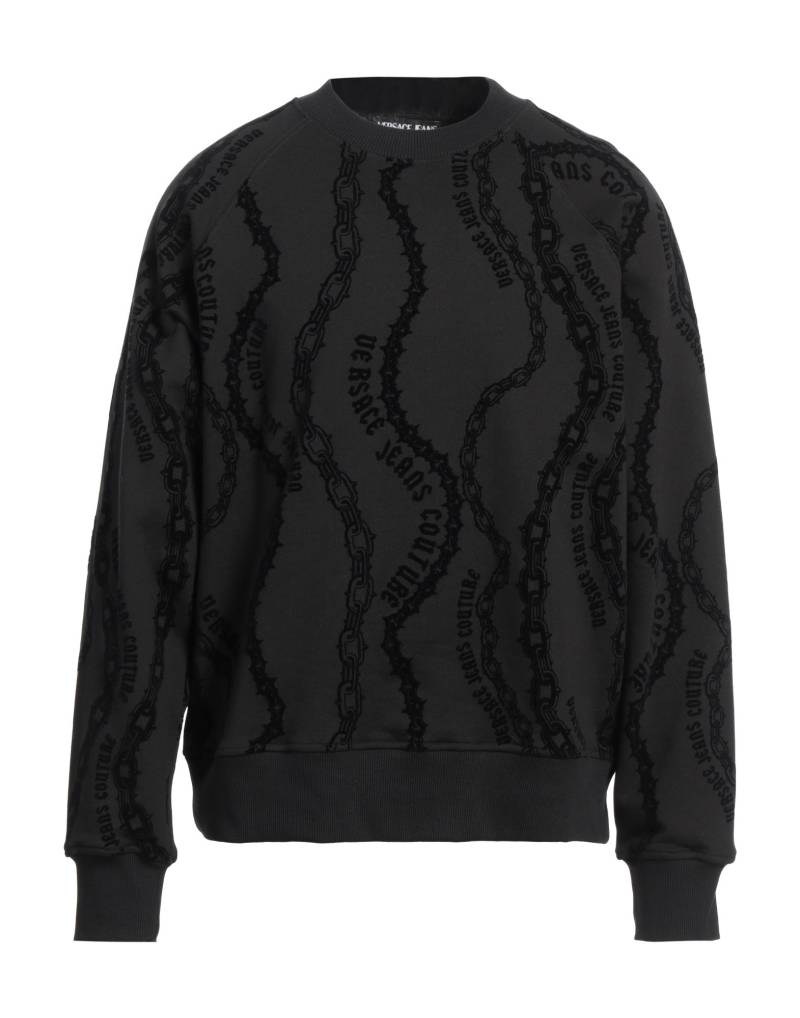 VERSACE JEANS COUTURE Sweatshirt Herren Schwarz von VERSACE JEANS COUTURE