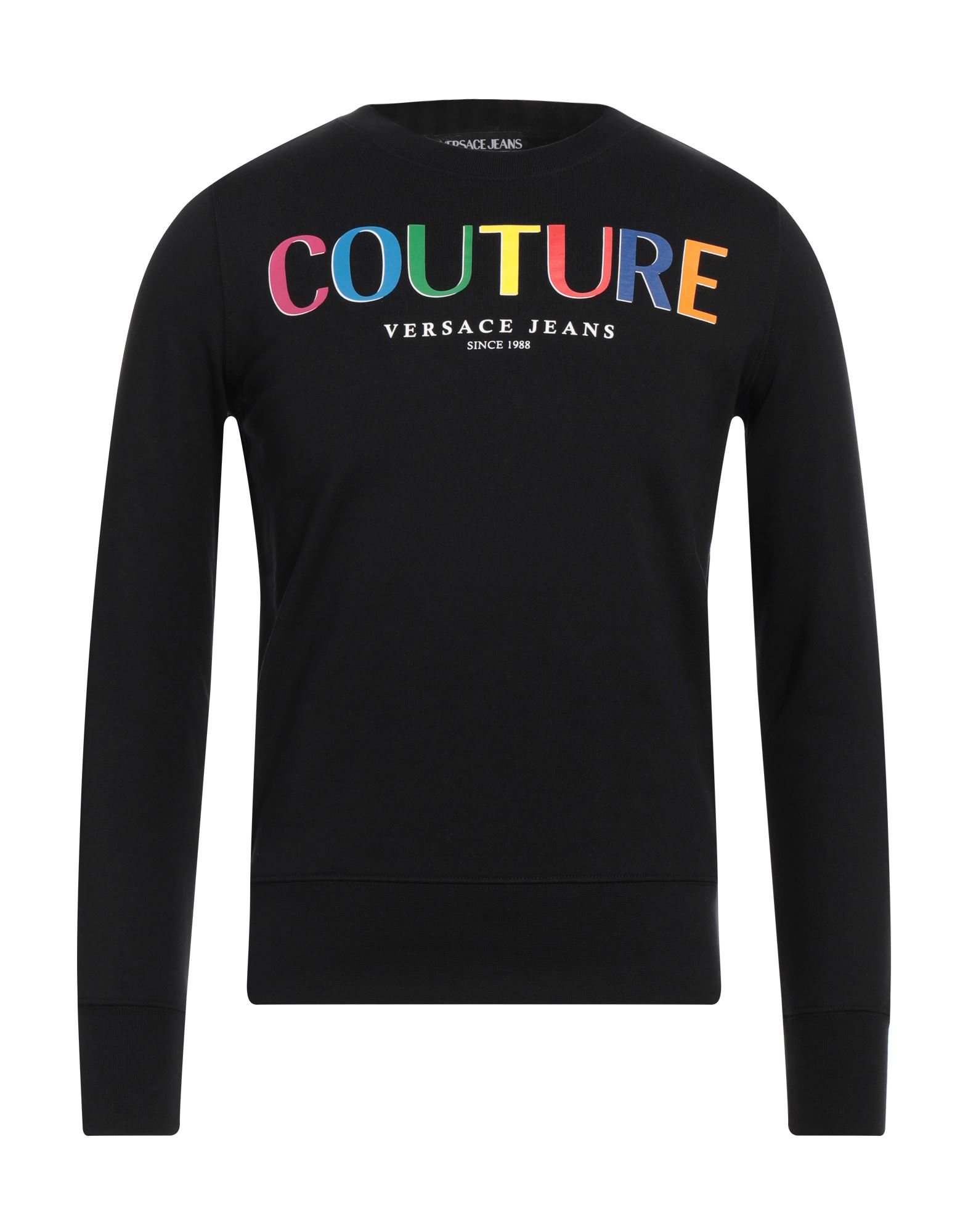 VERSACE JEANS COUTURE Sweatshirt Herren Schwarz von VERSACE JEANS COUTURE