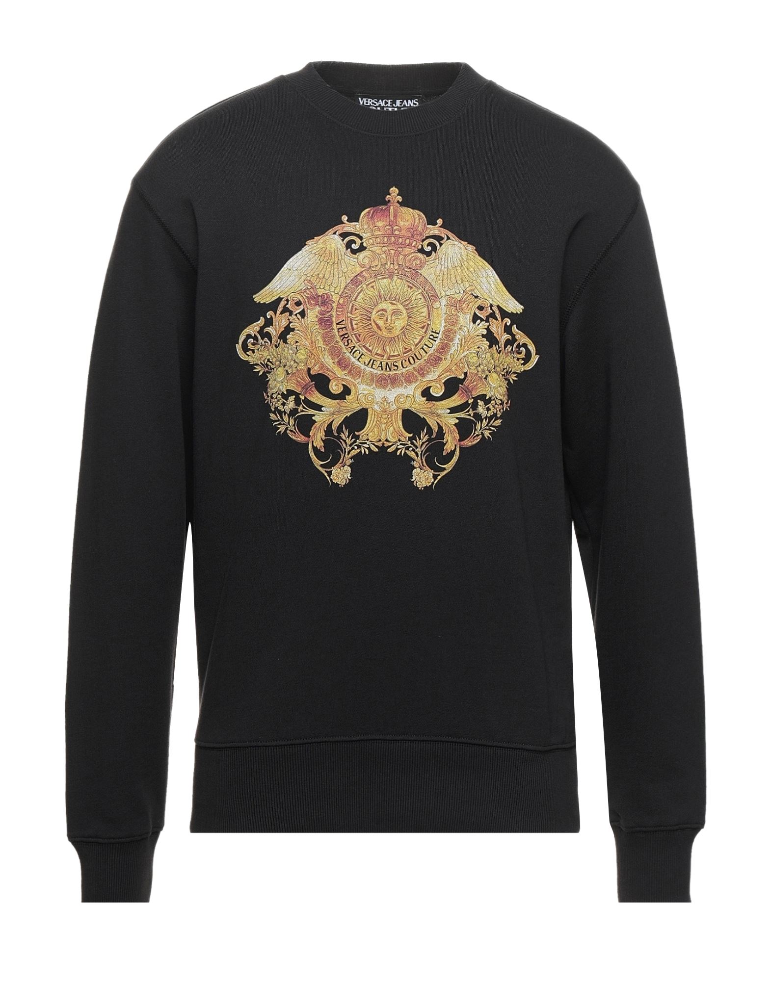 VERSACE JEANS COUTURE Sweatshirt Herren Schwarz von VERSACE JEANS COUTURE