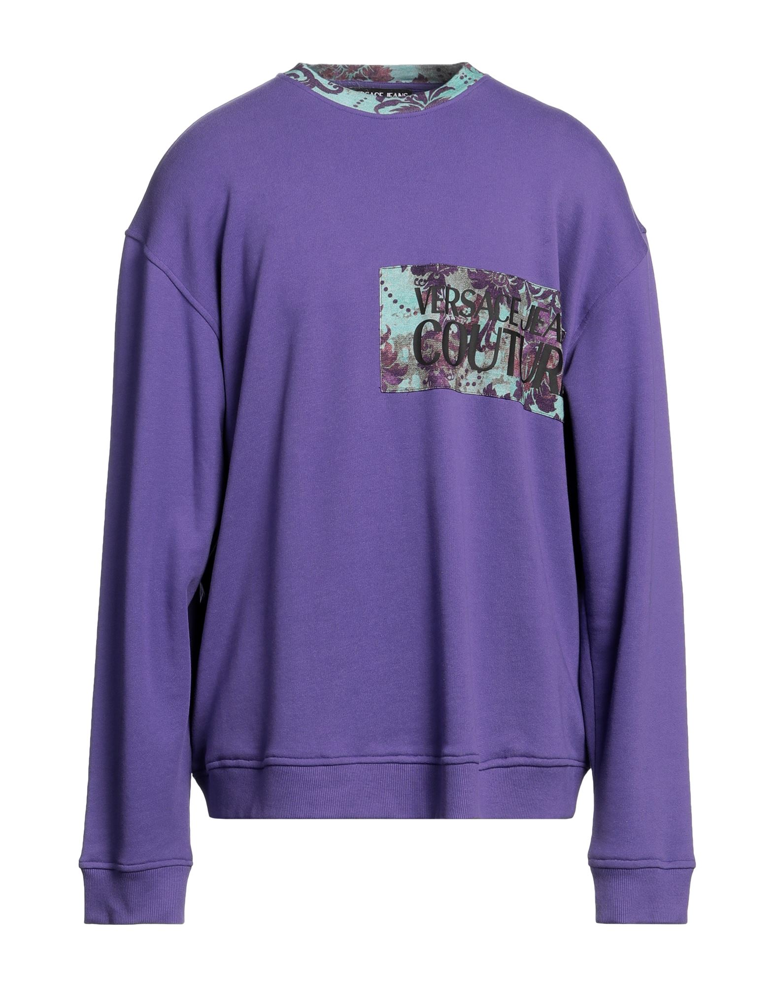 VERSACE JEANS COUTURE Sweatshirt Herren Violett von VERSACE JEANS COUTURE