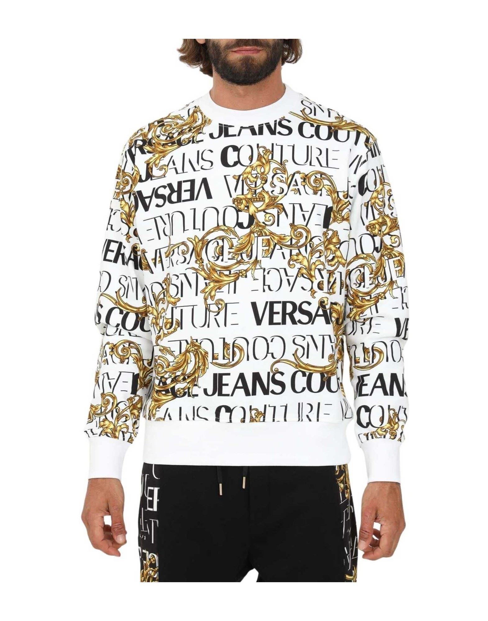 VERSACE JEANS COUTURE Sweatshirt Herren Weiß von VERSACE JEANS COUTURE