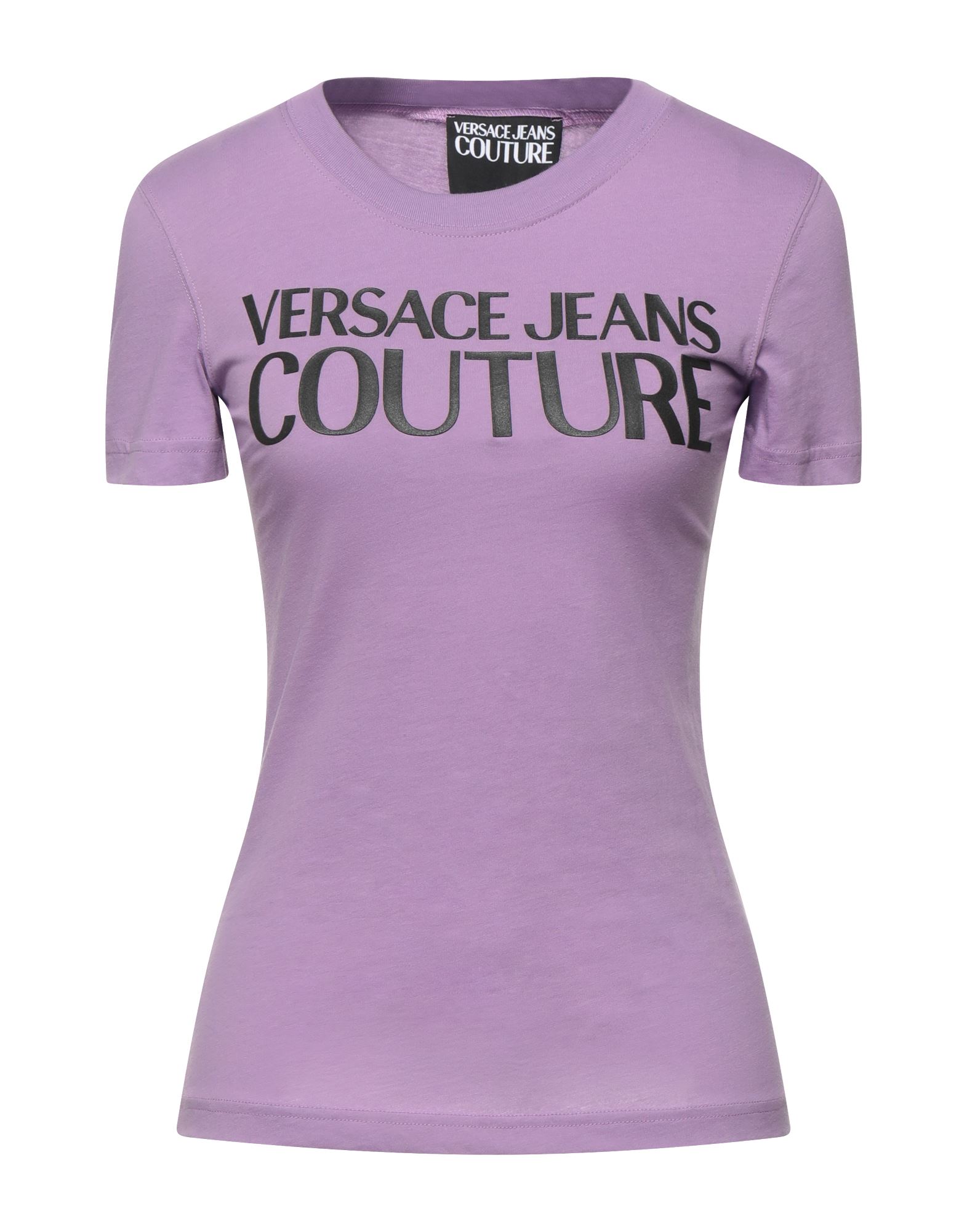 VERSACE JEANS COUTURE T-shirts Damen Flieder von VERSACE JEANS COUTURE