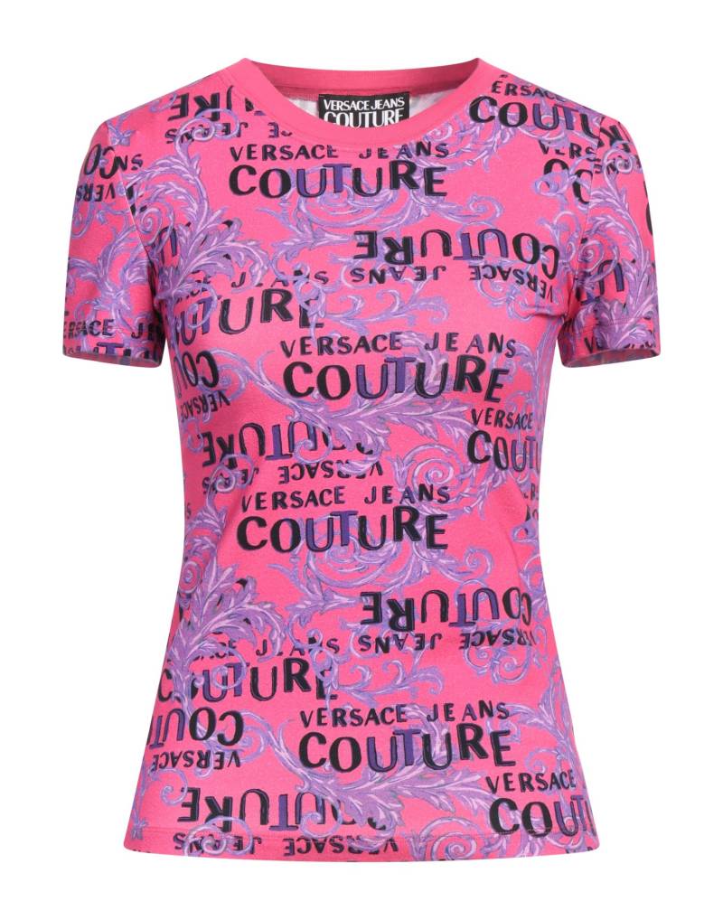 VERSACE JEANS COUTURE T-shirts Damen Fuchsia von VERSACE JEANS COUTURE