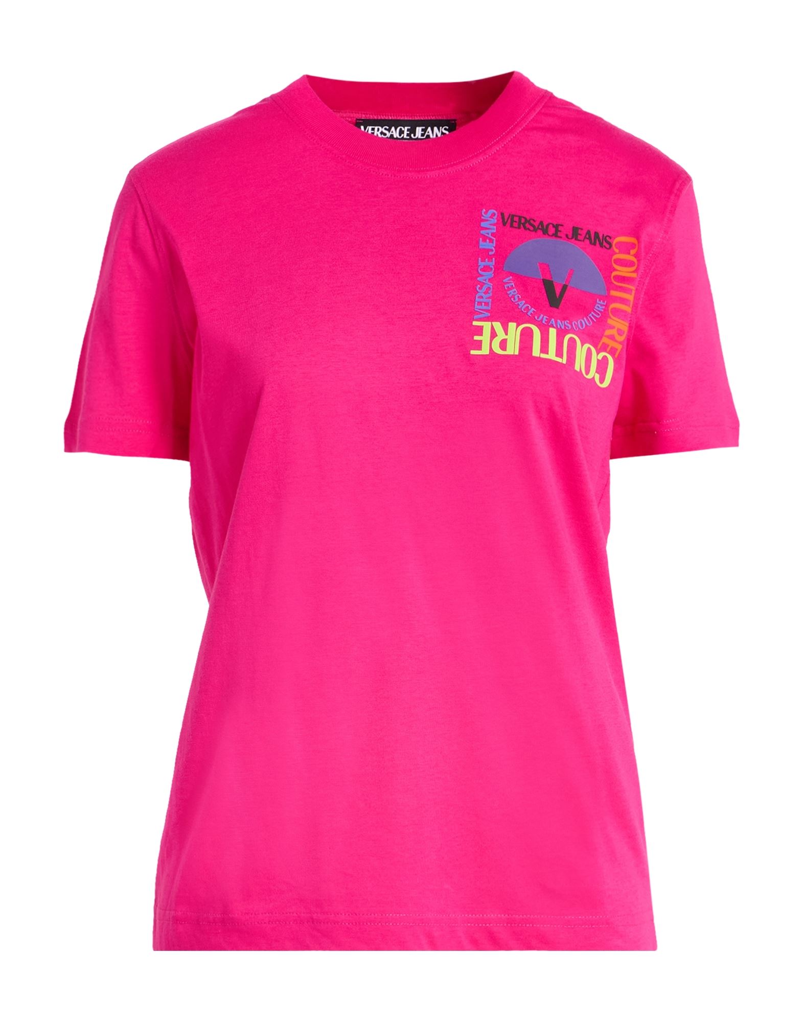 VERSACE JEANS COUTURE T-shirts Damen Fuchsia von VERSACE JEANS COUTURE