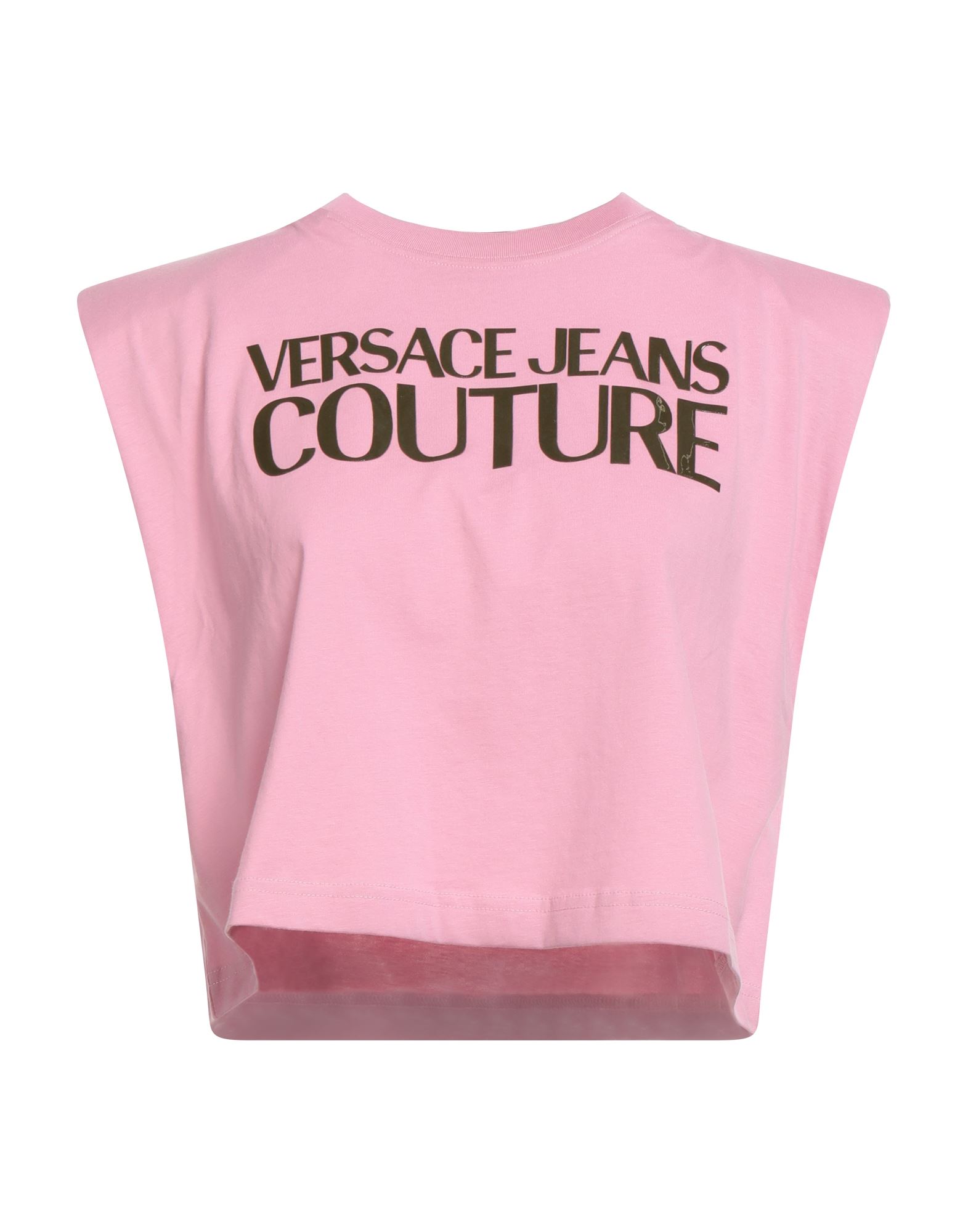VERSACE JEANS COUTURE T-shirts Damen Rosa von VERSACE JEANS COUTURE