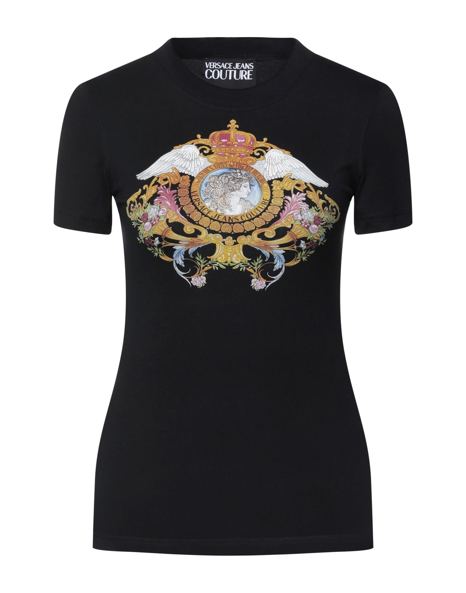 VERSACE JEANS COUTURE T-shirts Damen Schwarz von VERSACE JEANS COUTURE