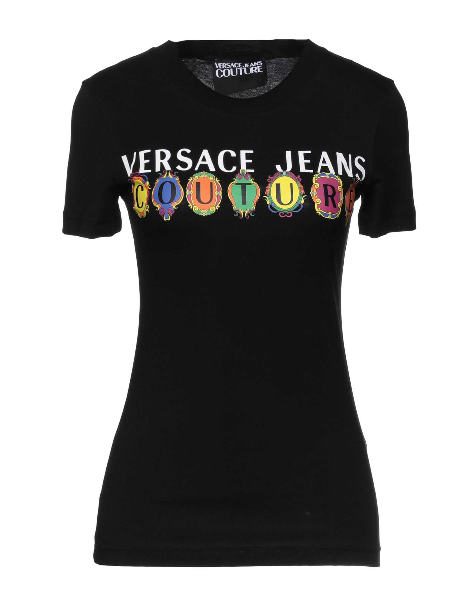 VERSACE JEANS COUTURE T-shirts Damen Schwarz von VERSACE JEANS COUTURE