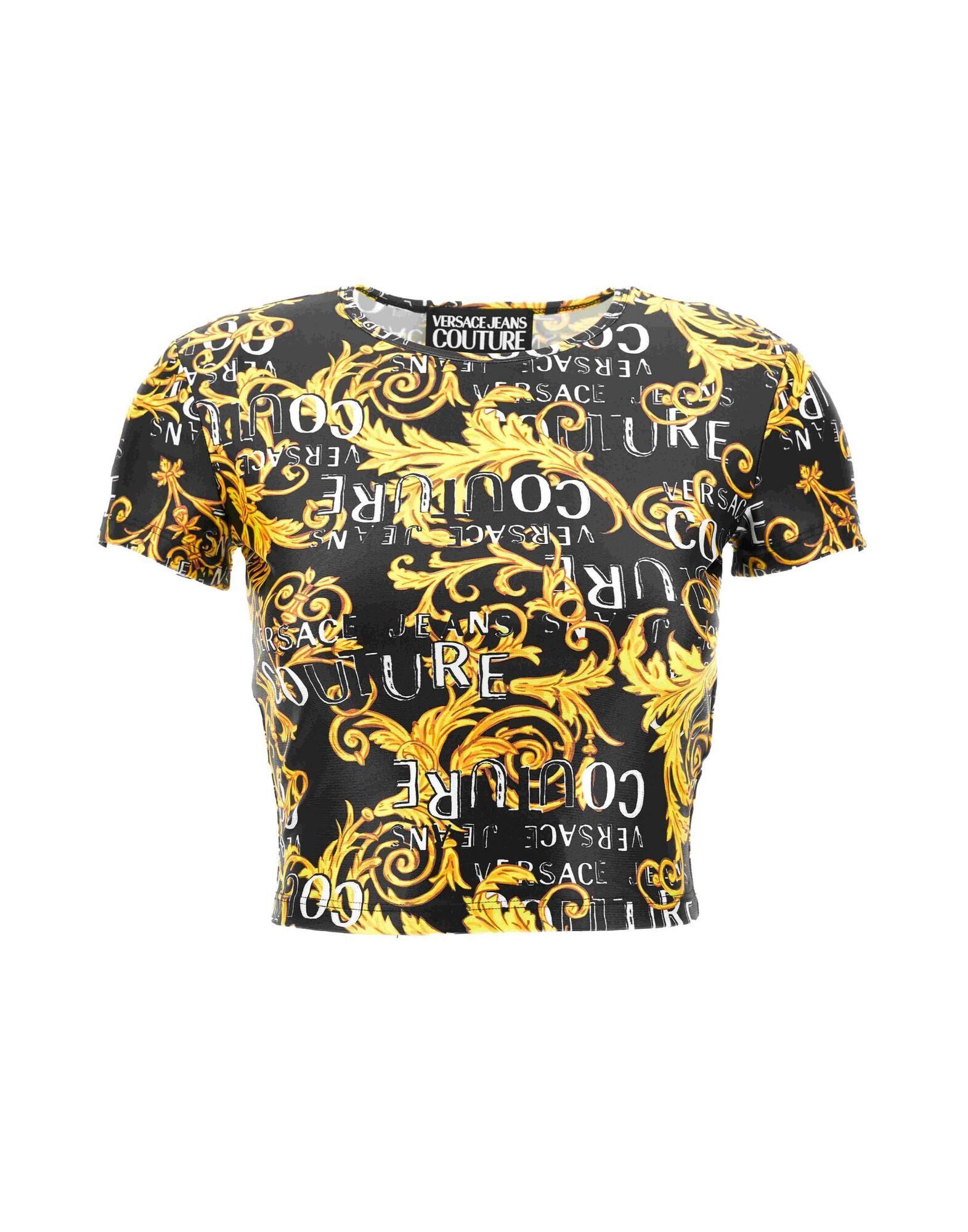 VERSACE JEANS COUTURE T-shirts Damen Schwarz von VERSACE JEANS COUTURE