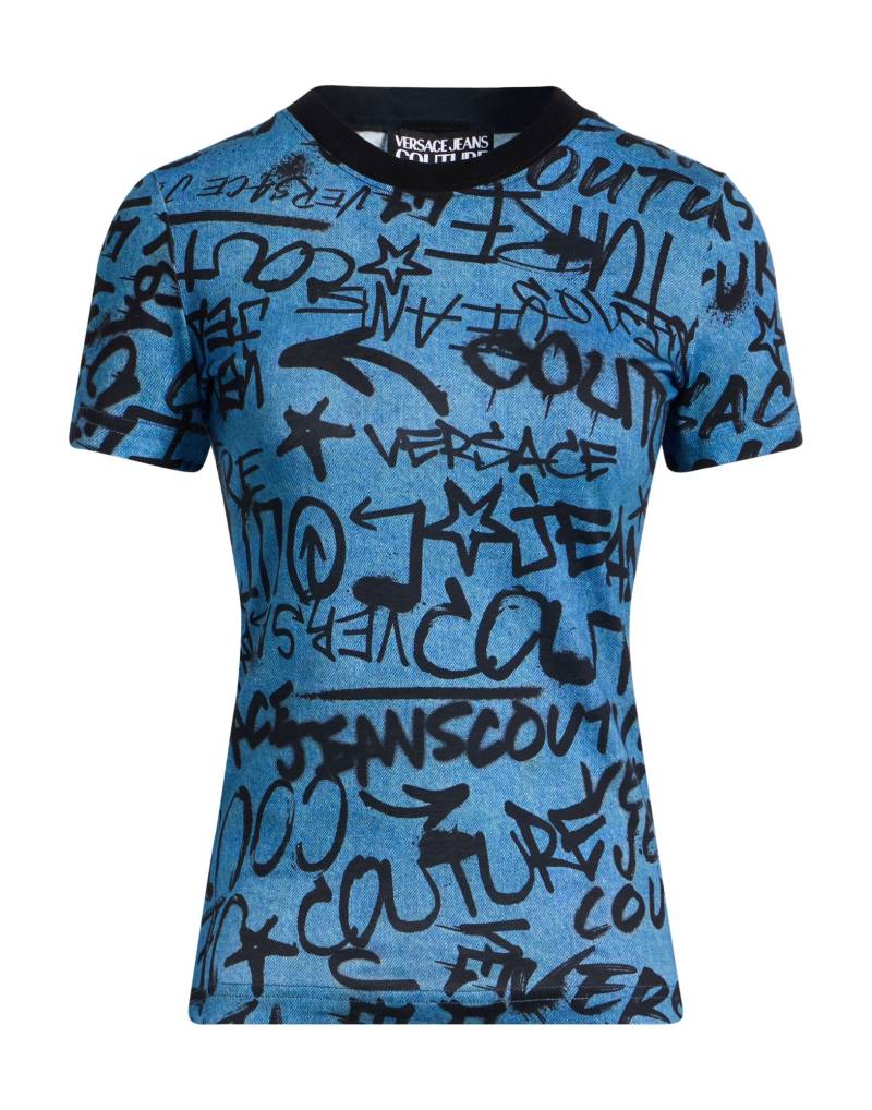 VERSACE JEANS COUTURE T-shirts Damen Taubenblau von VERSACE JEANS COUTURE
