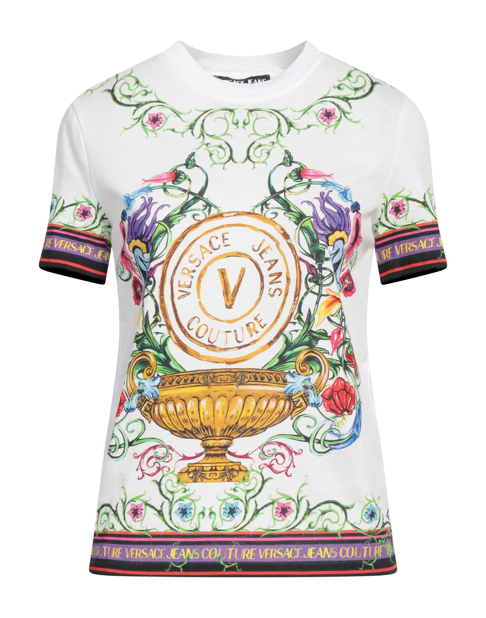 VERSACE JEANS COUTURE T-shirts Damen Weiß von VERSACE JEANS COUTURE