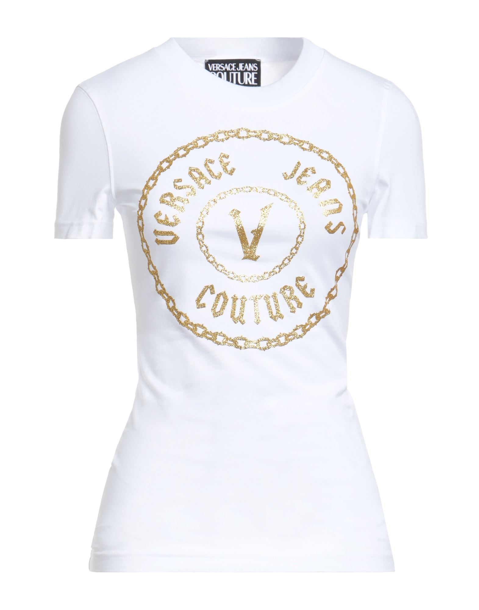 VERSACE JEANS COUTURE T-shirts Damen Weiß von VERSACE JEANS COUTURE