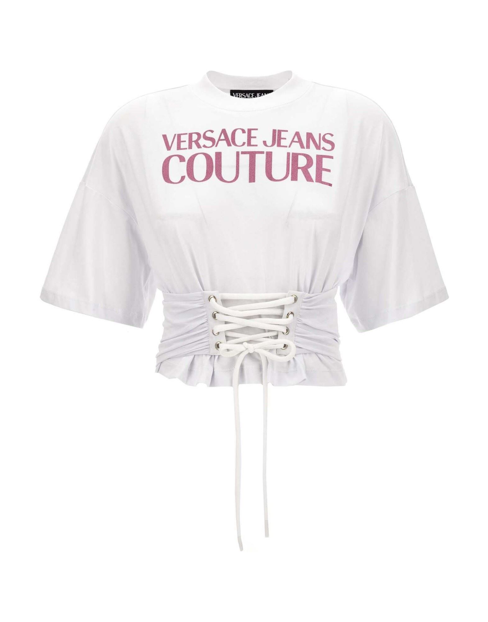 VERSACE JEANS COUTURE T-shirts Damen Weiß von VERSACE JEANS COUTURE