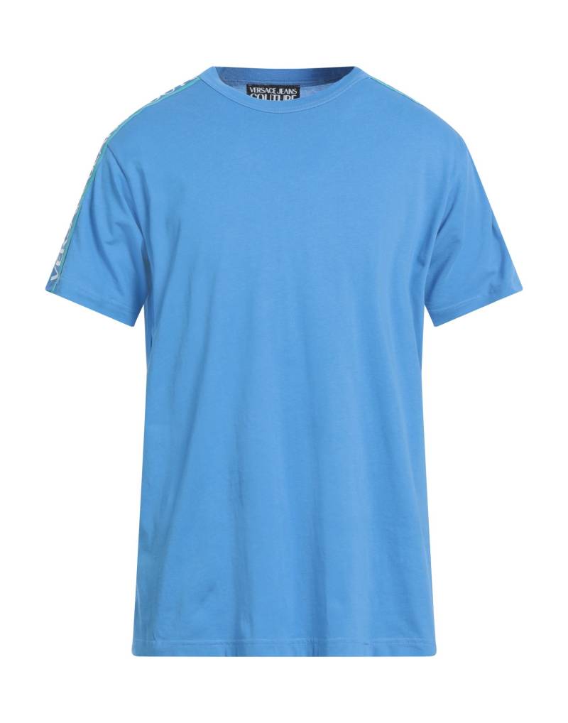 VERSACE JEANS COUTURE T-shirts Herren Azurblau von VERSACE JEANS COUTURE