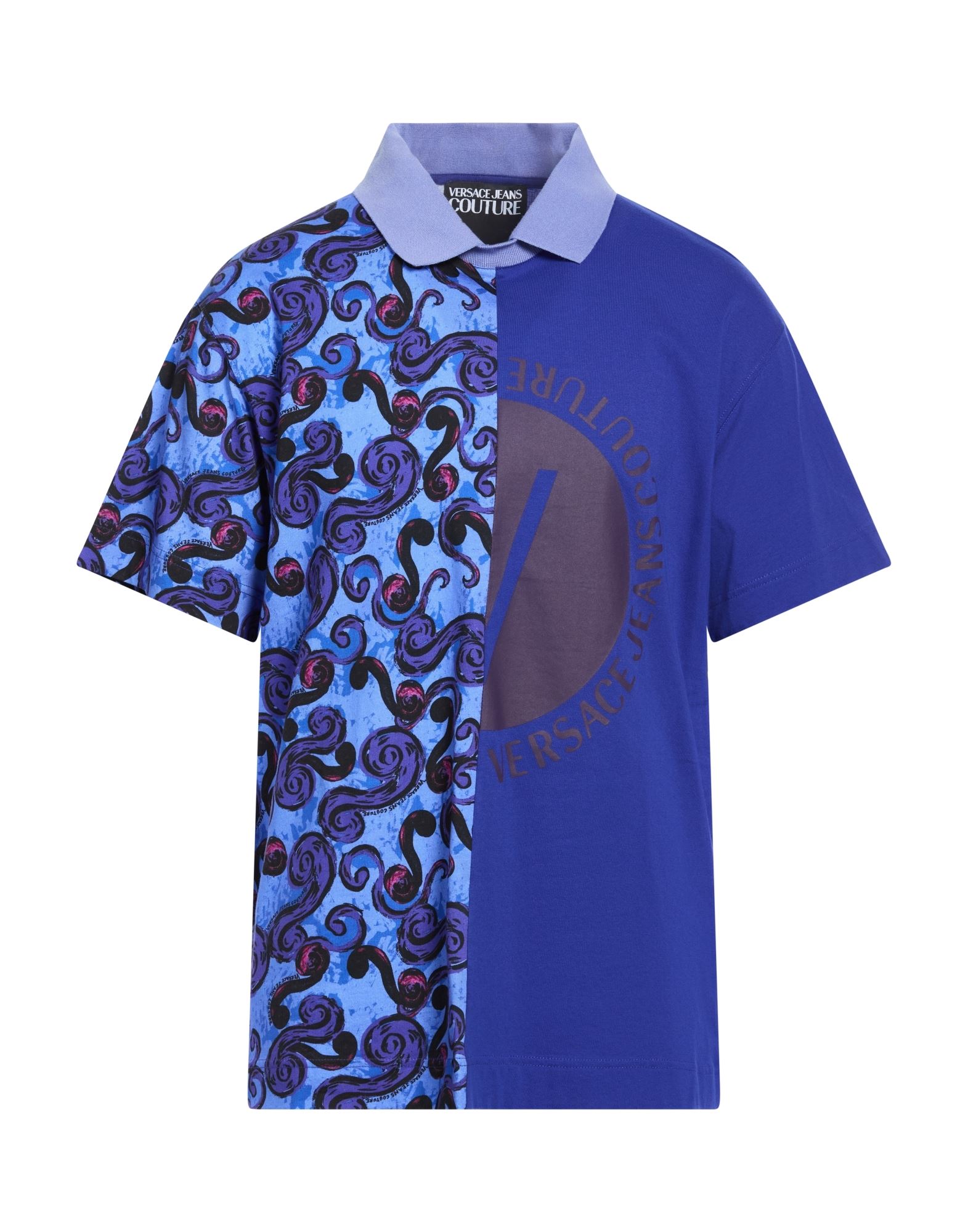 VERSACE JEANS COUTURE T-shirts Herren Blau von VERSACE JEANS COUTURE