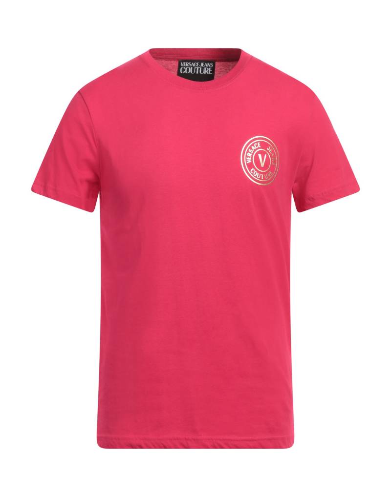 VERSACE JEANS COUTURE T-shirts Herren Fuchsia von VERSACE JEANS COUTURE