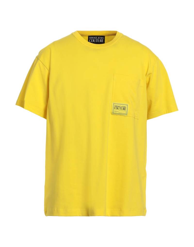 VERSACE JEANS COUTURE T-shirts Herren Gelb von VERSACE JEANS COUTURE