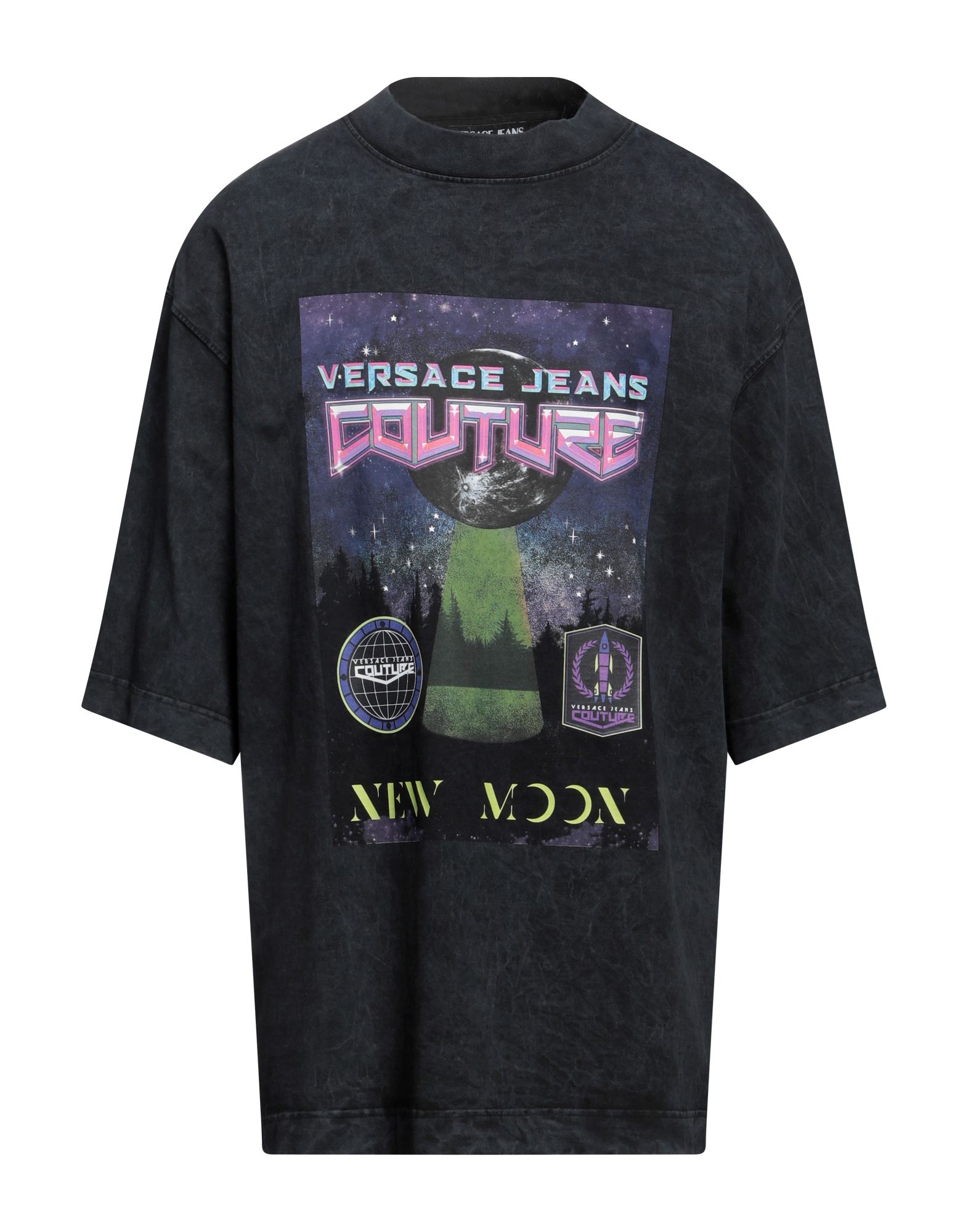 VERSACE JEANS COUTURE T-shirts Herren Granitgrau von VERSACE JEANS COUTURE