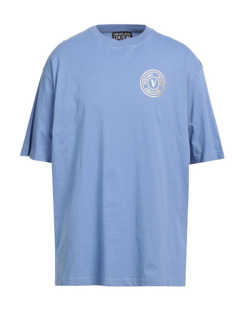 VERSACE JEANS COUTURE T-shirts Herren Hellblau von VERSACE JEANS COUTURE