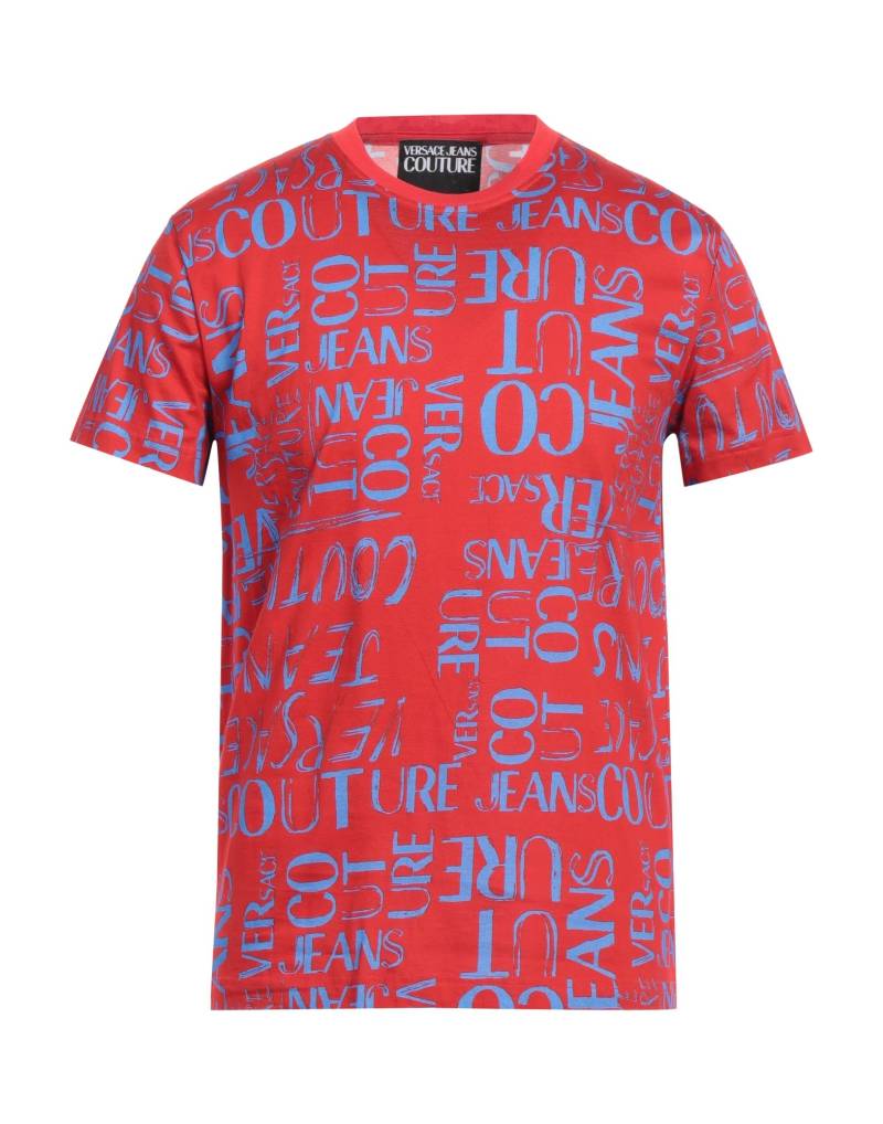 VERSACE JEANS COUTURE T-shirts Herren Rot von VERSACE JEANS COUTURE