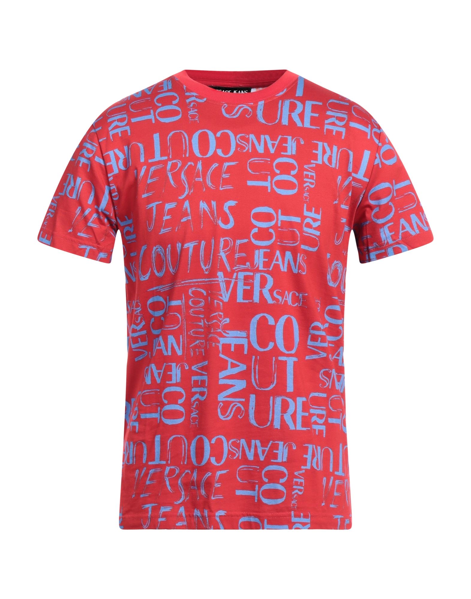 VERSACE JEANS COUTURE T-shirts Herren Rot von VERSACE JEANS COUTURE