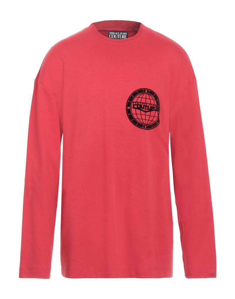 VERSACE JEANS COUTURE T-shirts Herren Rot von VERSACE JEANS COUTURE