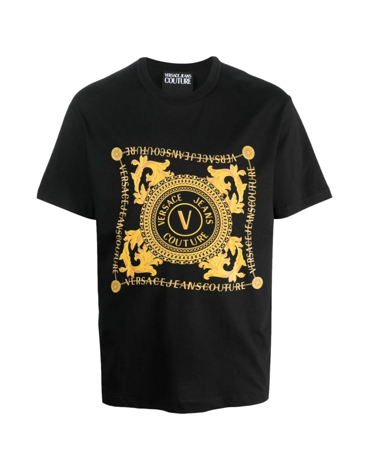 VERSACE JEANS COUTURE T-shirts Herren Schwarz von VERSACE JEANS COUTURE