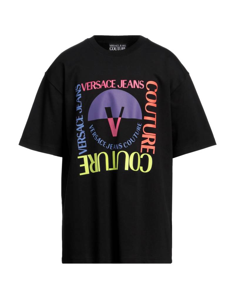 VERSACE JEANS COUTURE T-shirts Herren Schwarz von VERSACE JEANS COUTURE