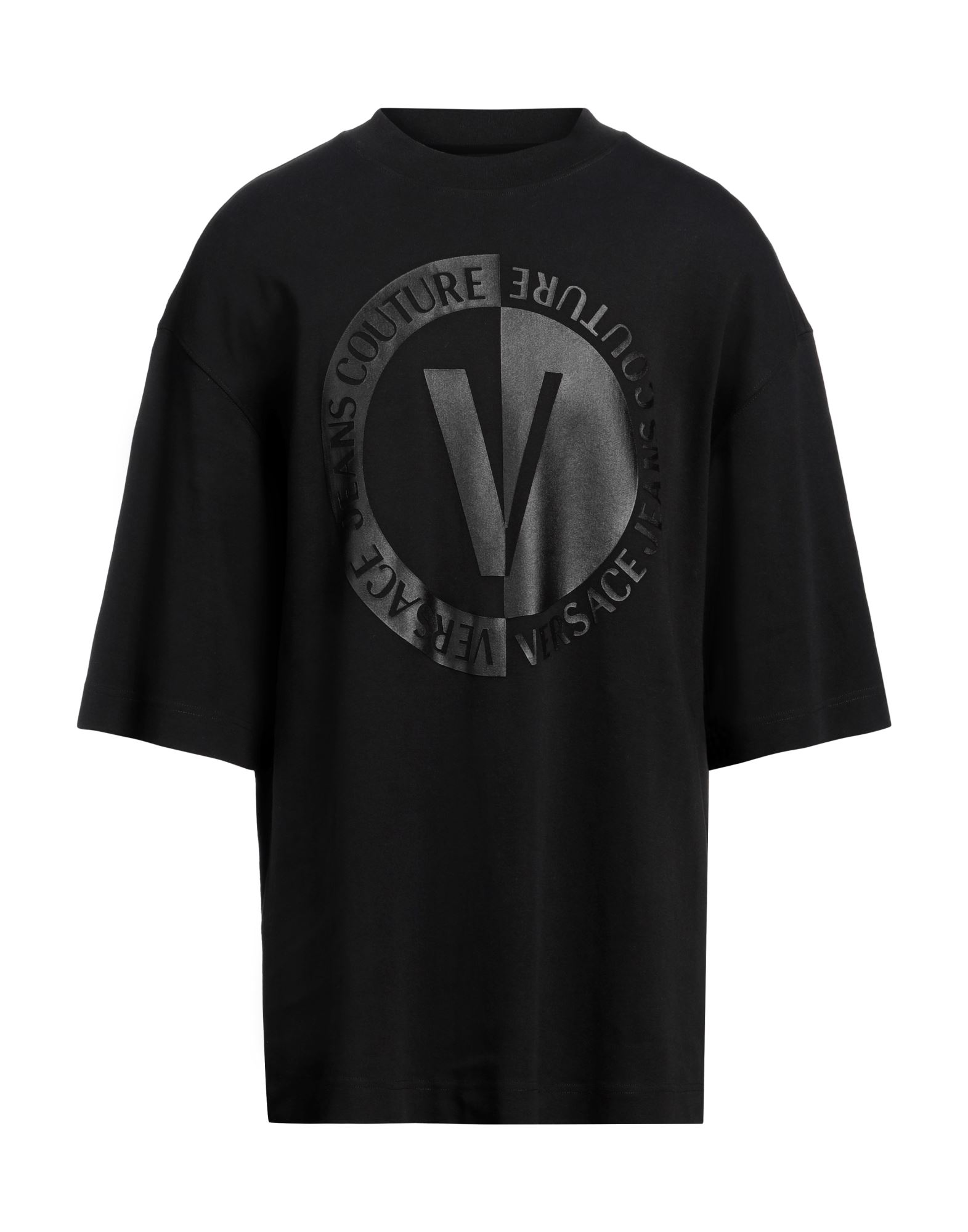 VERSACE JEANS COUTURE T-shirts Herren Schwarz von VERSACE JEANS COUTURE