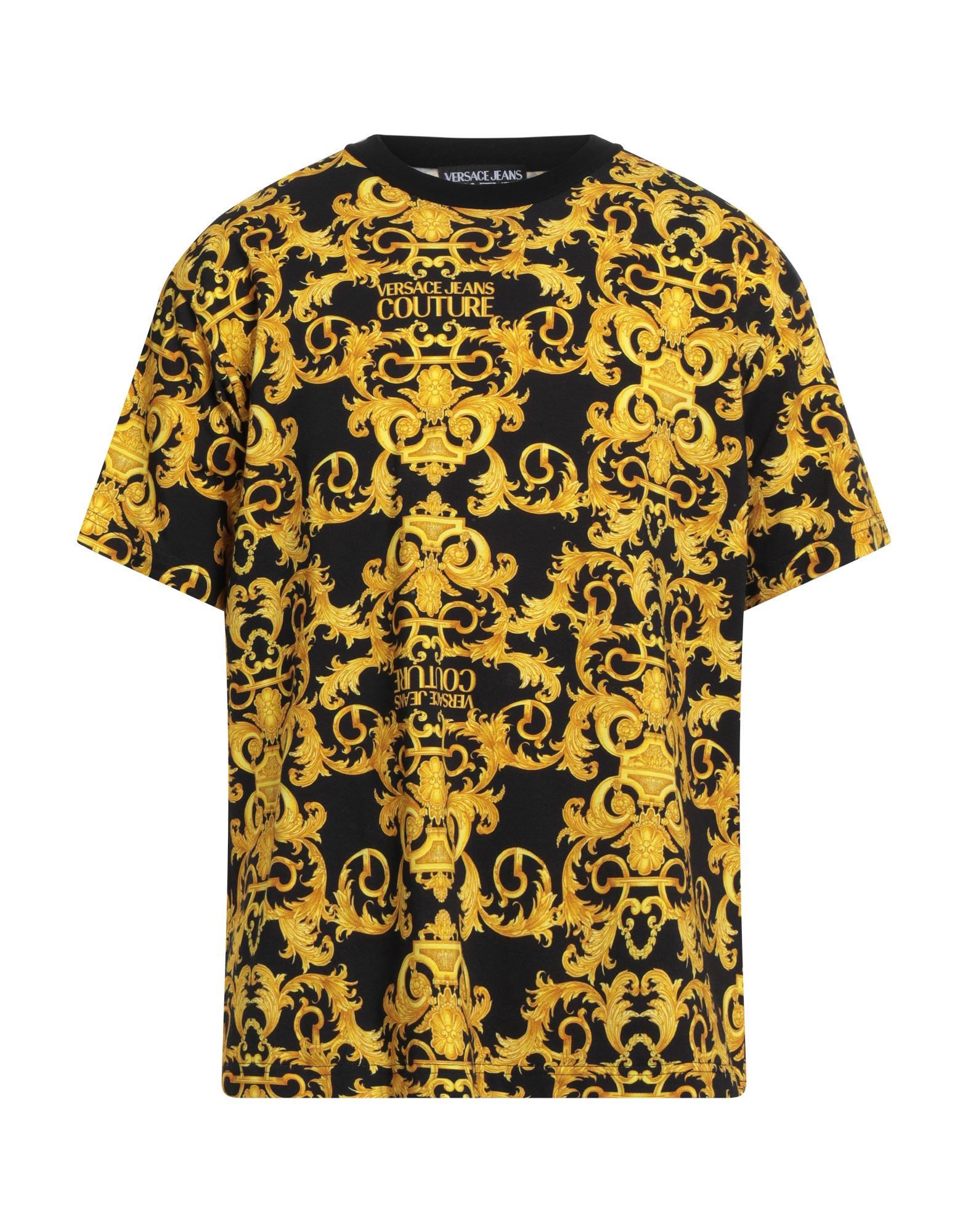 VERSACE JEANS COUTURE T-shirts Herren Schwarz von VERSACE JEANS COUTURE