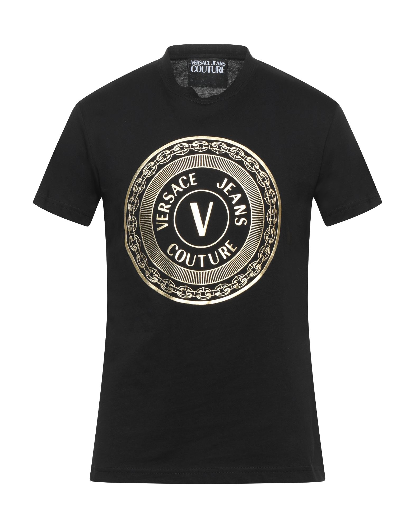 VERSACE JEANS COUTURE T-shirts Herren Schwarz von VERSACE JEANS COUTURE