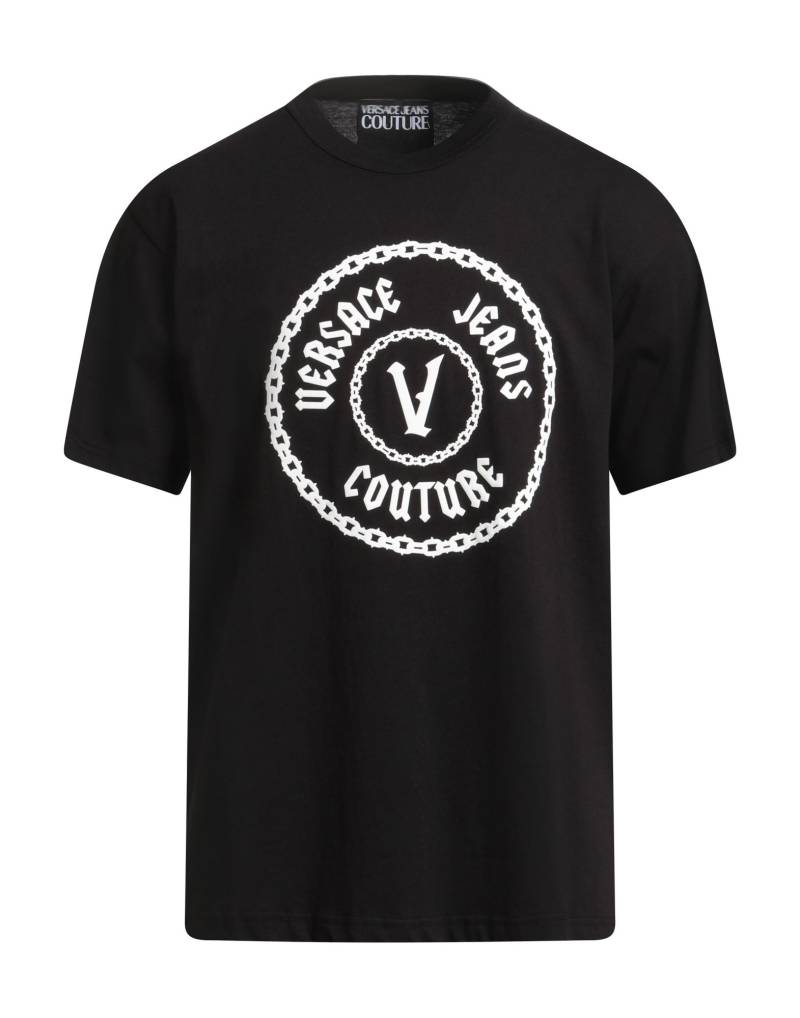 VERSACE JEANS COUTURE T-shirts Herren Schwarz von VERSACE JEANS COUTURE