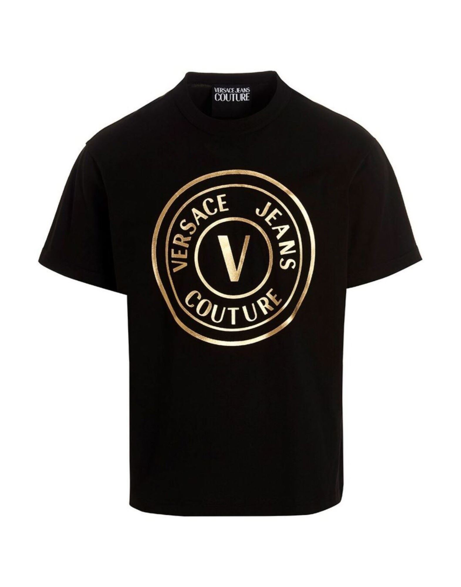 VERSACE JEANS COUTURE T-shirts Herren Schwarz von VERSACE JEANS COUTURE